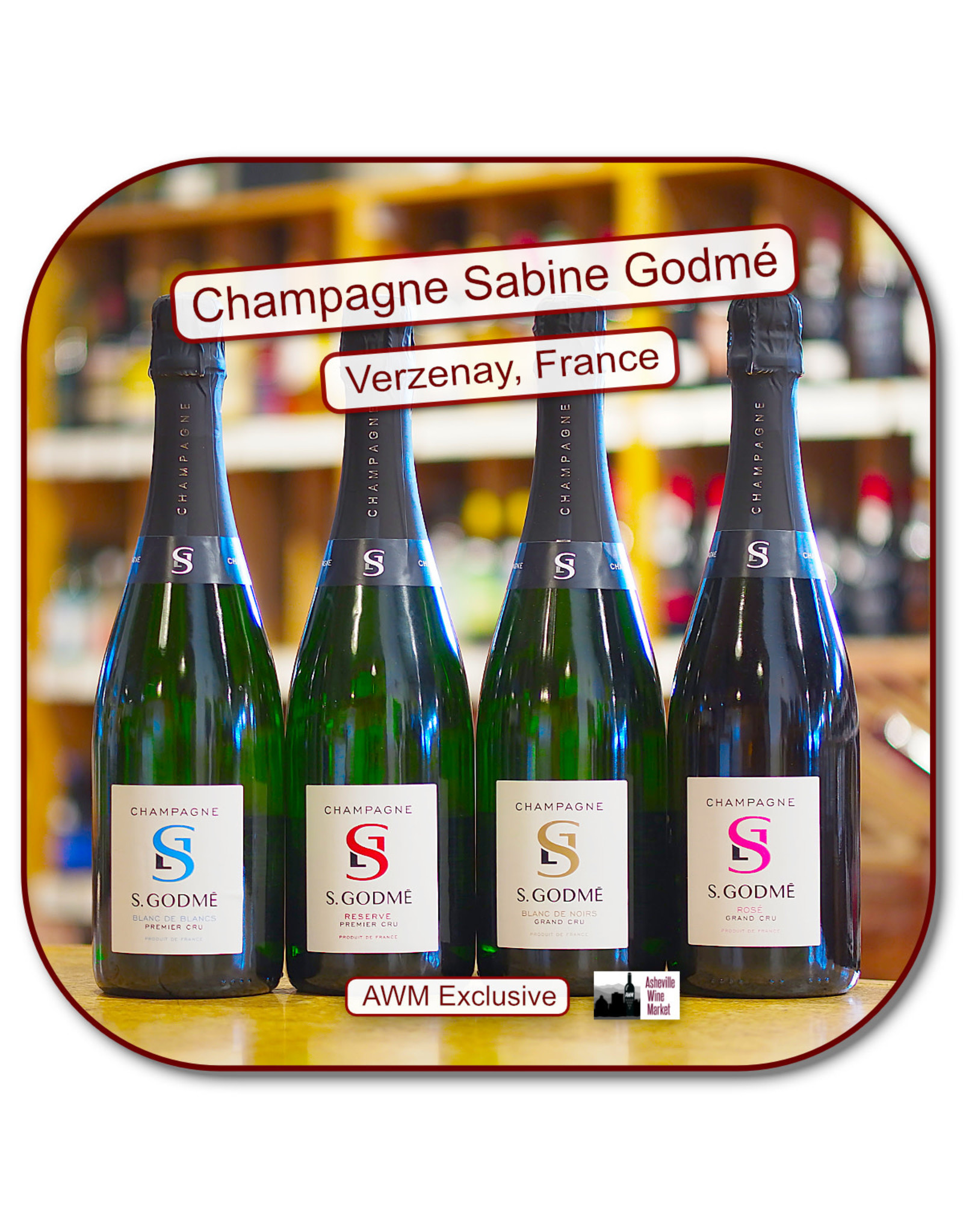 Sparkling - Champagne Sabine Godme Blanc de Noirs Brut Grand Cru