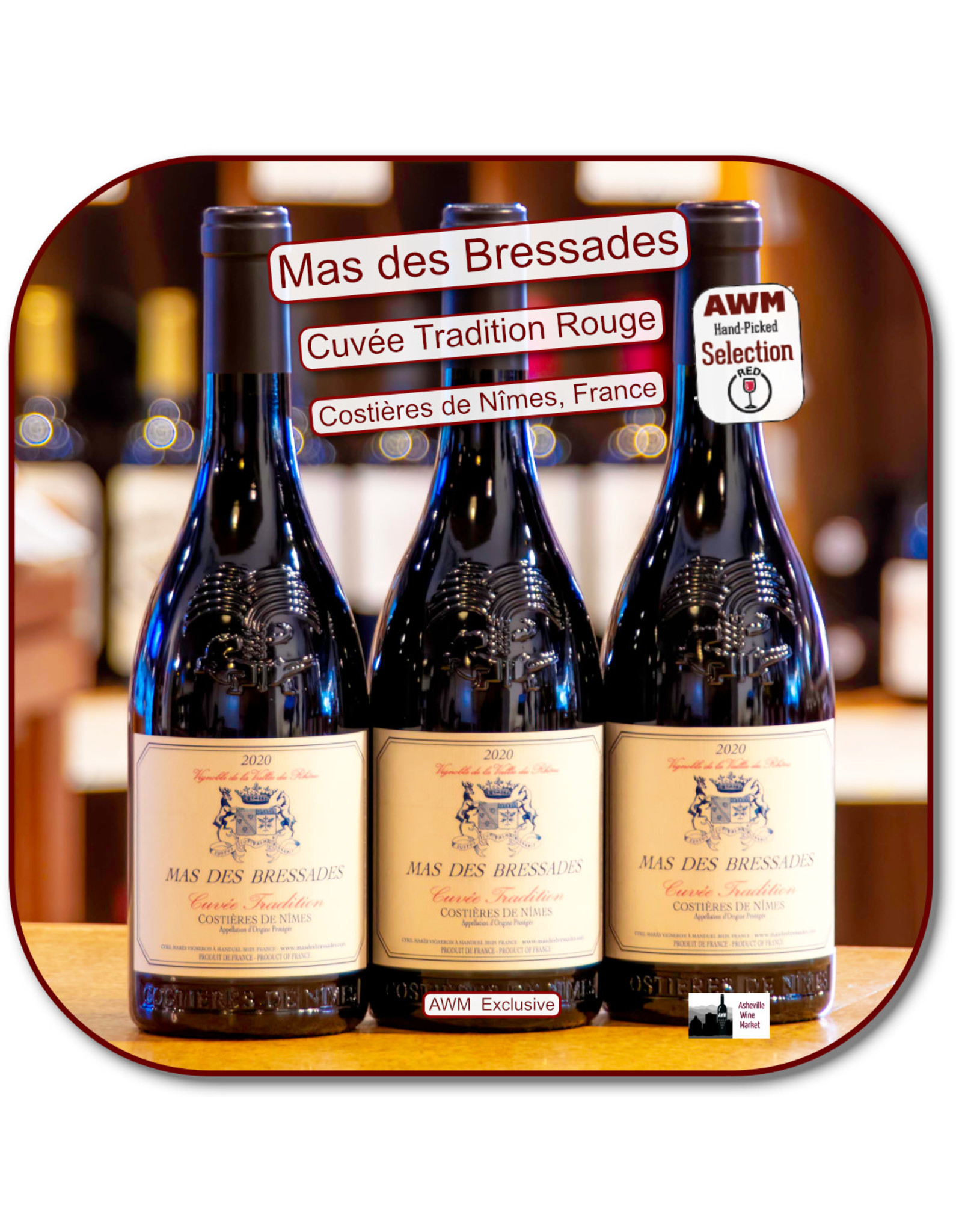 Rhone Blend - GSM Mas des Bressades Tradition ROUGE 22