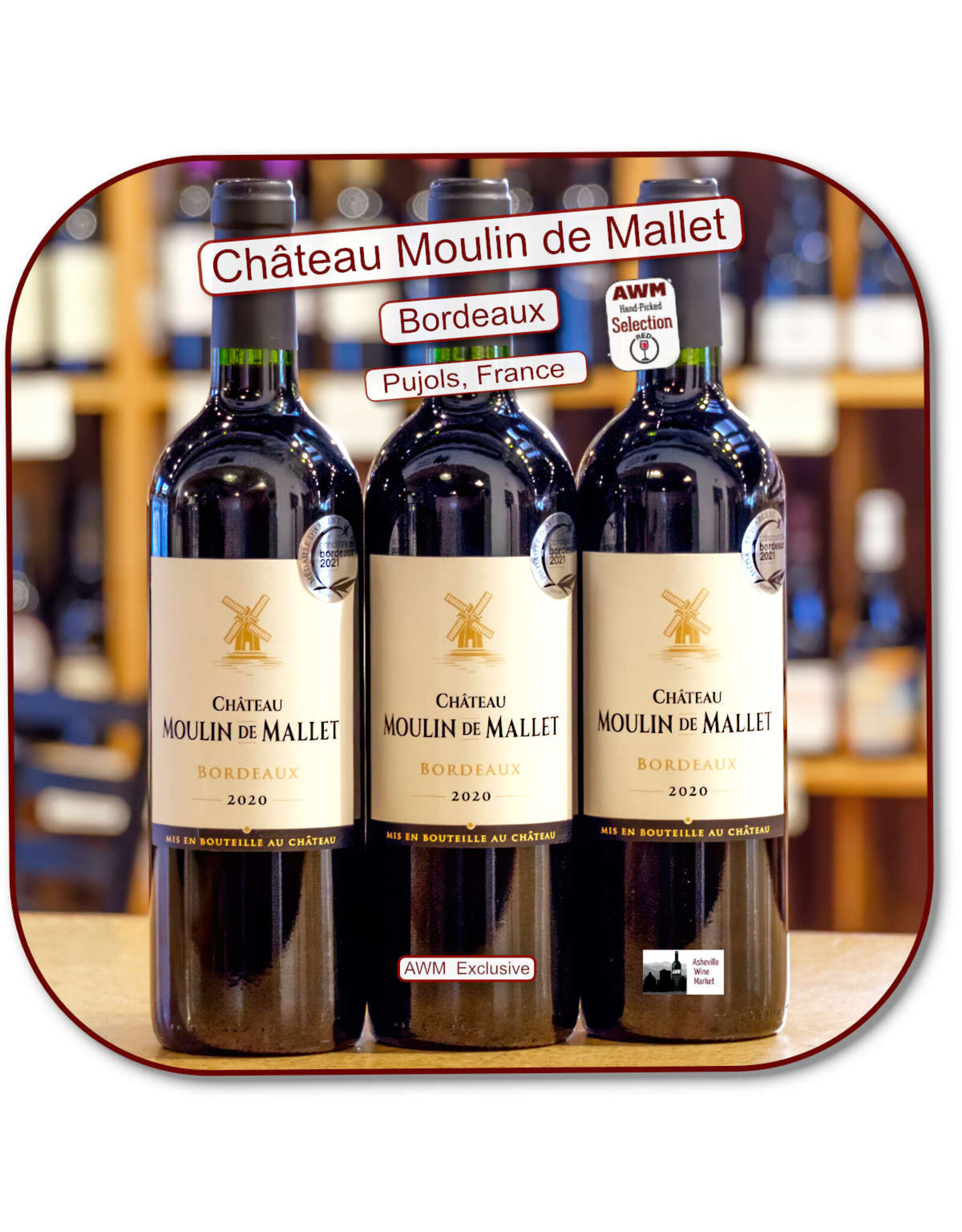 Bordeaux Blend Ch Moulin de Mallet 20