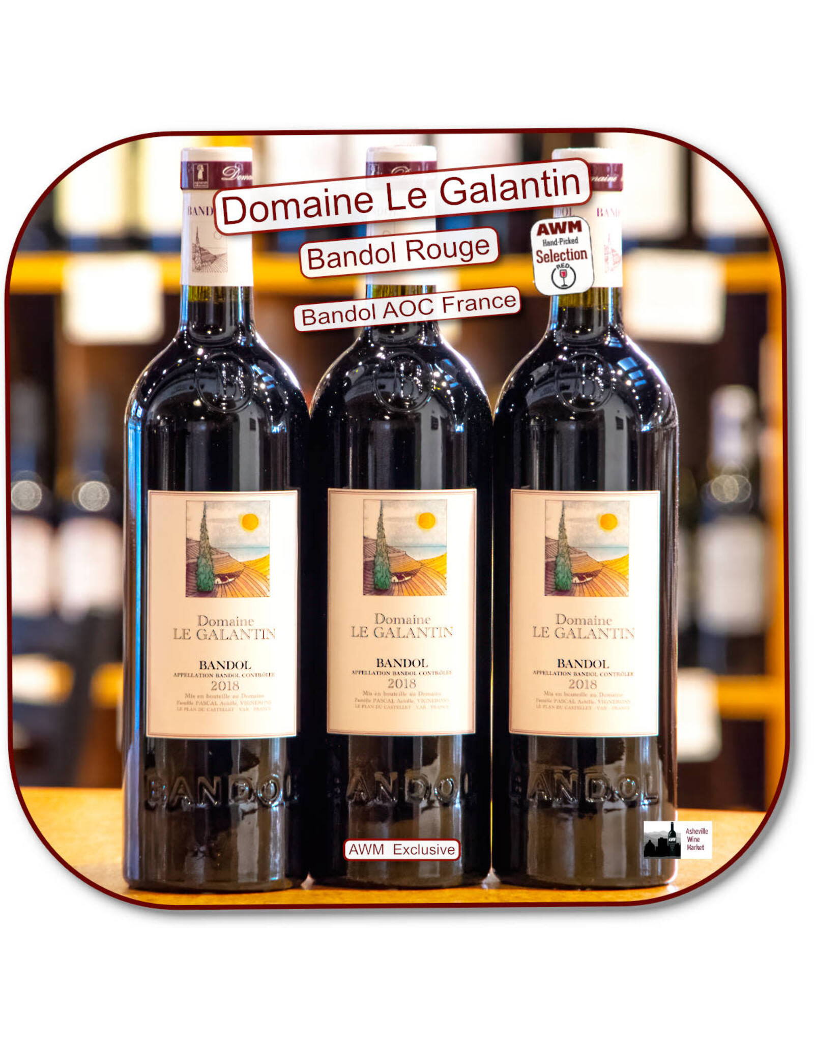 Mourvedre Domaine Galantin Rouge Bandol 2020