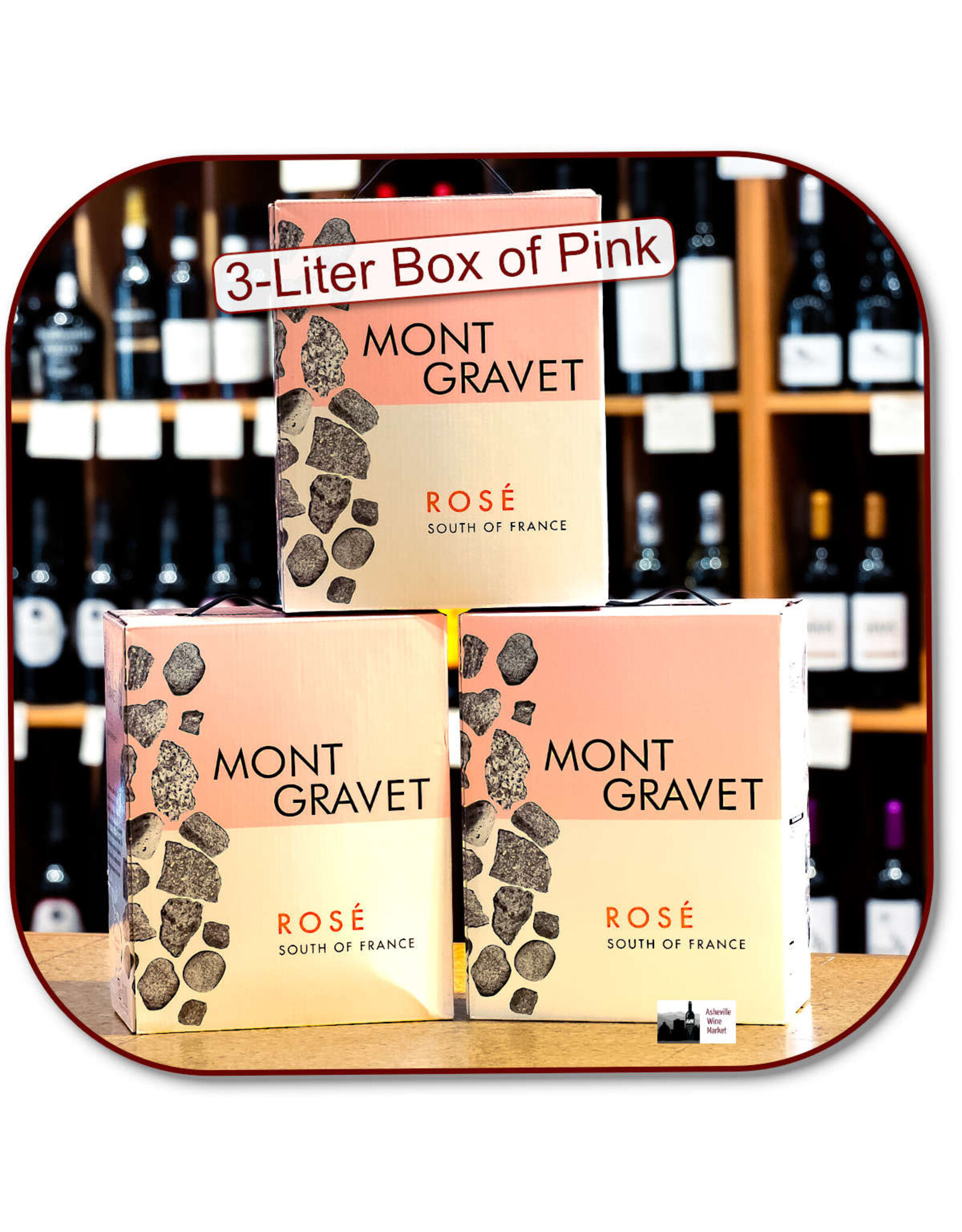 Rose Mont Gravet 3.0 L Rose 23 BOX