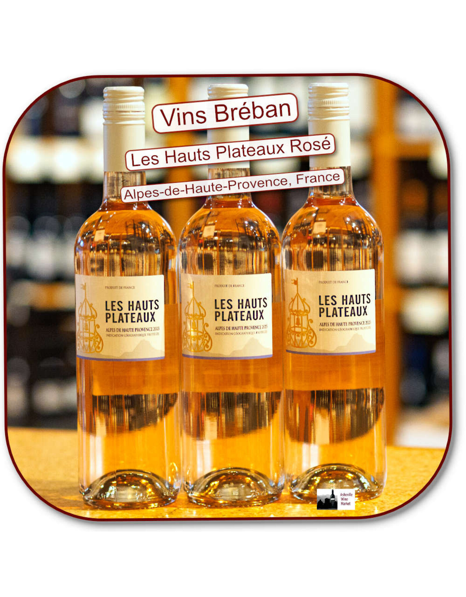 Grenache/Syrah Les Hauts Plateaux VDP Rose 24