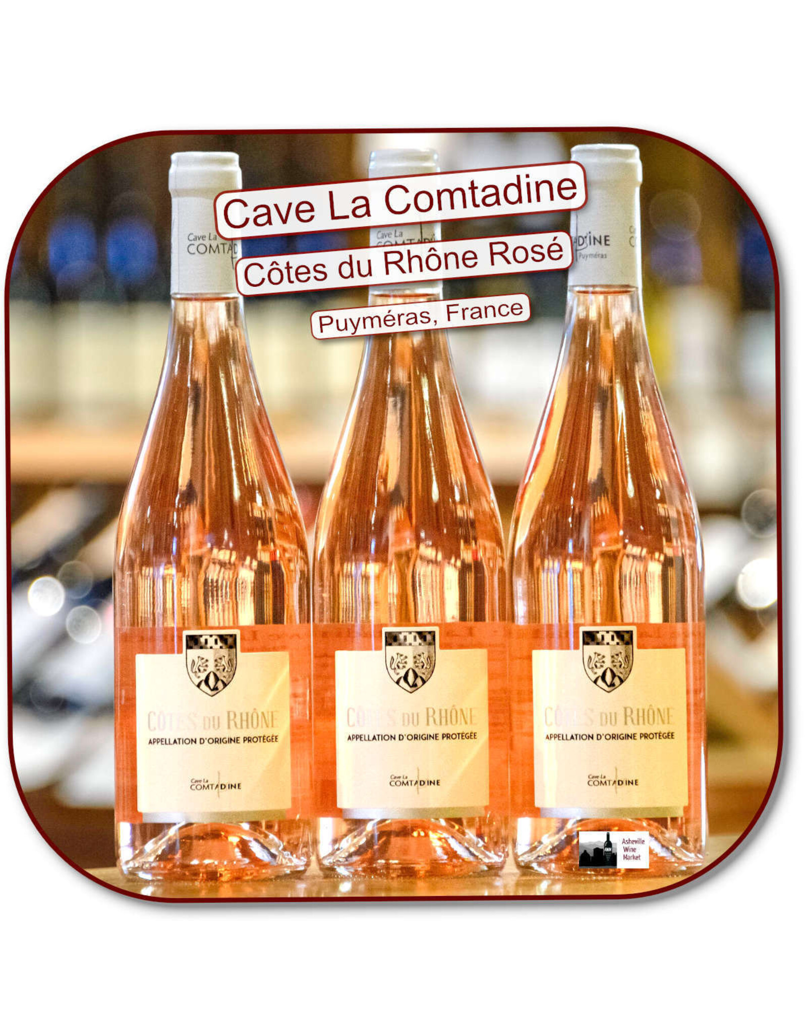 Rose Comtadine Cotes du Rhone Rose 24