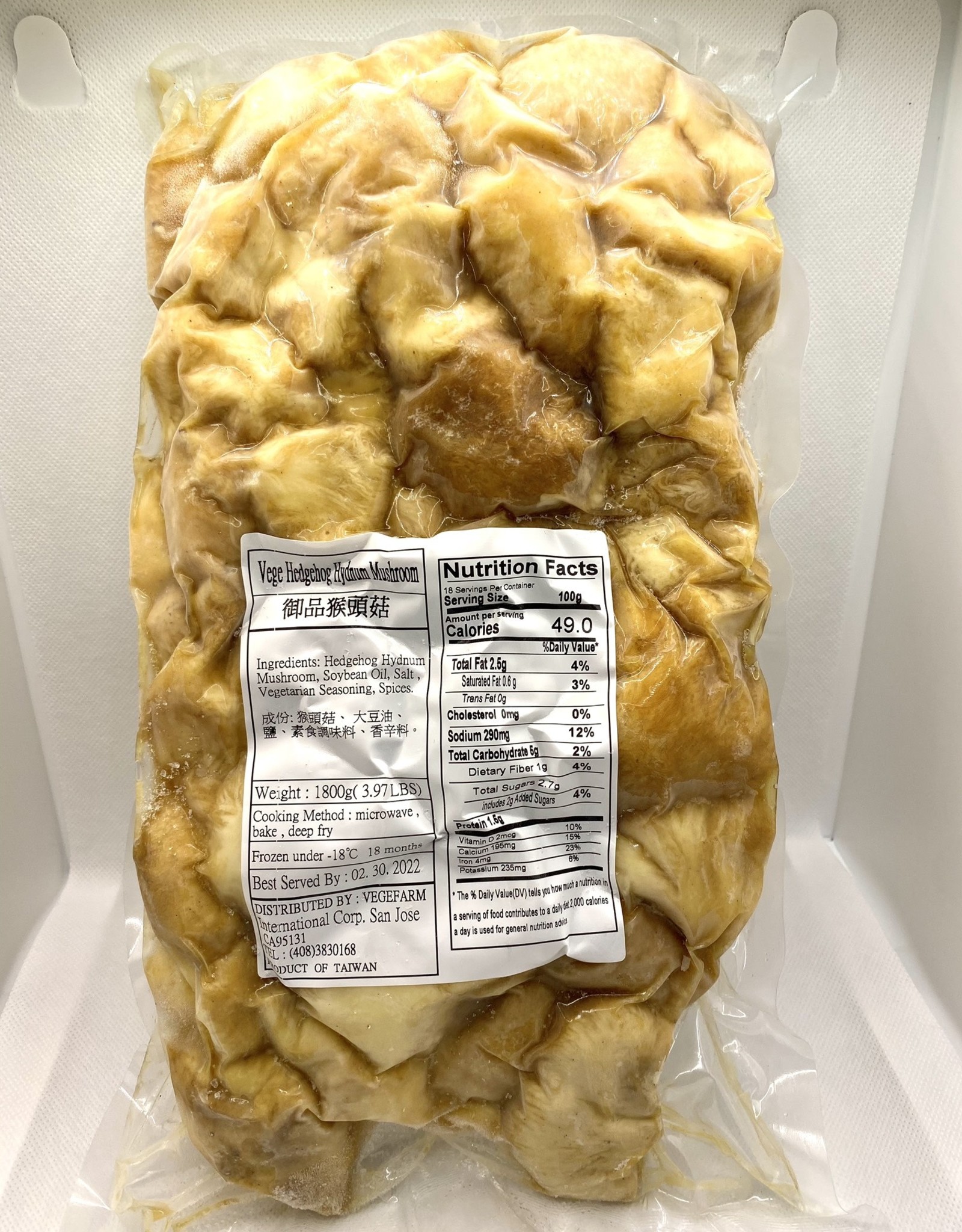 Ajuzai * 雅芝齋 (AJZ) Vege Hedgehog Hydnum Mushroom*(雅芝齋) 奶素御品猴頭菇