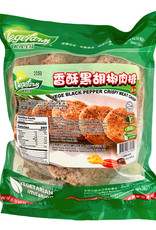 Vegefarm * 松珍 (VF) Vege Black Pepper Crispy Meat Chop (S)*(松珍) 香酥黑胡椒肉排 (S)