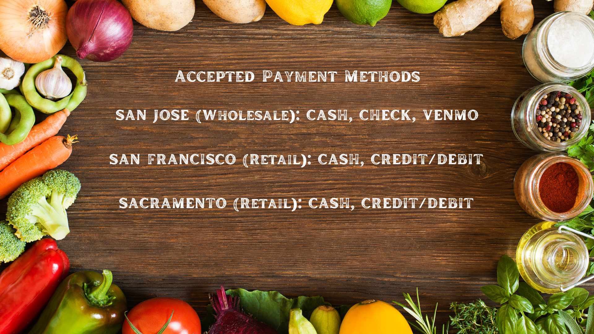 Payment Methods