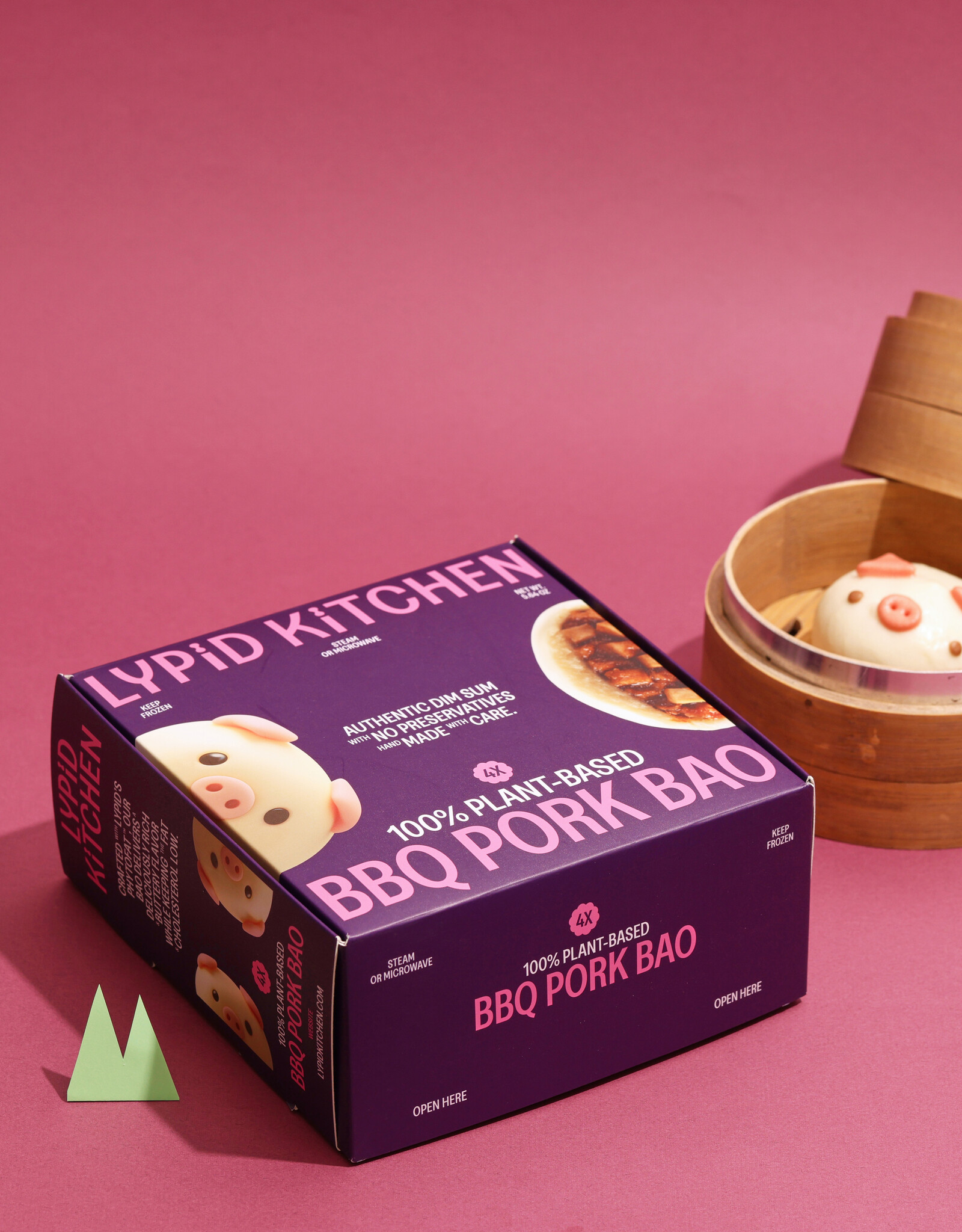 (LK) Plant-Based BBQ Pork Bao*植物基BBQ豬肉堡