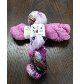 Knitted Wit Polwarth Shimmer DK