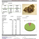 Cannabis CBD Flower: 'Blue Orchid' 7 grams (1/4 oz) (Indica)