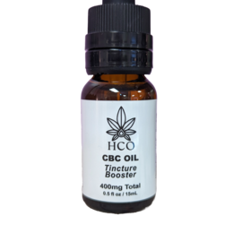 Boosters: CBC Oil Tincture 400mg per 15ml bottle