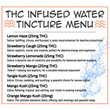 5 Bottles: 50mg Nano THC Tincture(Water-Soluble)- Hybrid Strain Strawberry Mango