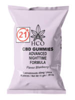 Moderate THC Hemp (MTH) High Potency Nighttime CBD Gummies