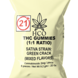 Moderate THC Hemp (MTH) THC Gummies (1:1 Ratio Cannabinoid Blend)