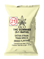 Moderate THC Hemp (MTH) THC Gummies (5:1 Ratio Blend)