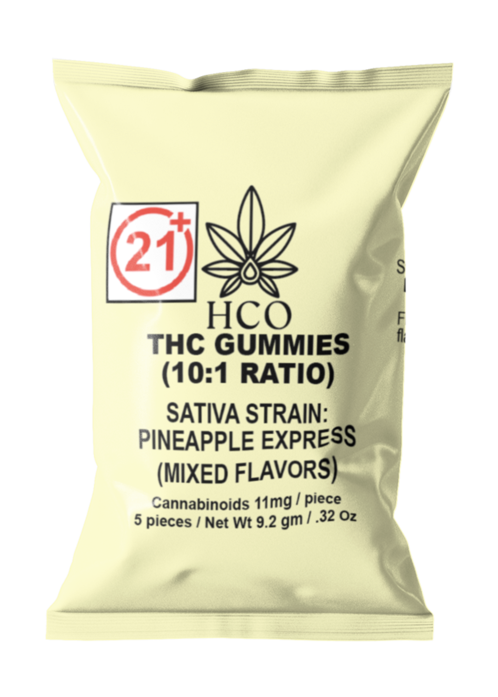 Moderate THC Hemp (MTH) THC Gummy (10:1 Ratio Cannabinoid Blend)