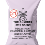 Moderate THC Hemp (MTH) THC Gummies (10:1 Ratio Cannabinoid Blend)