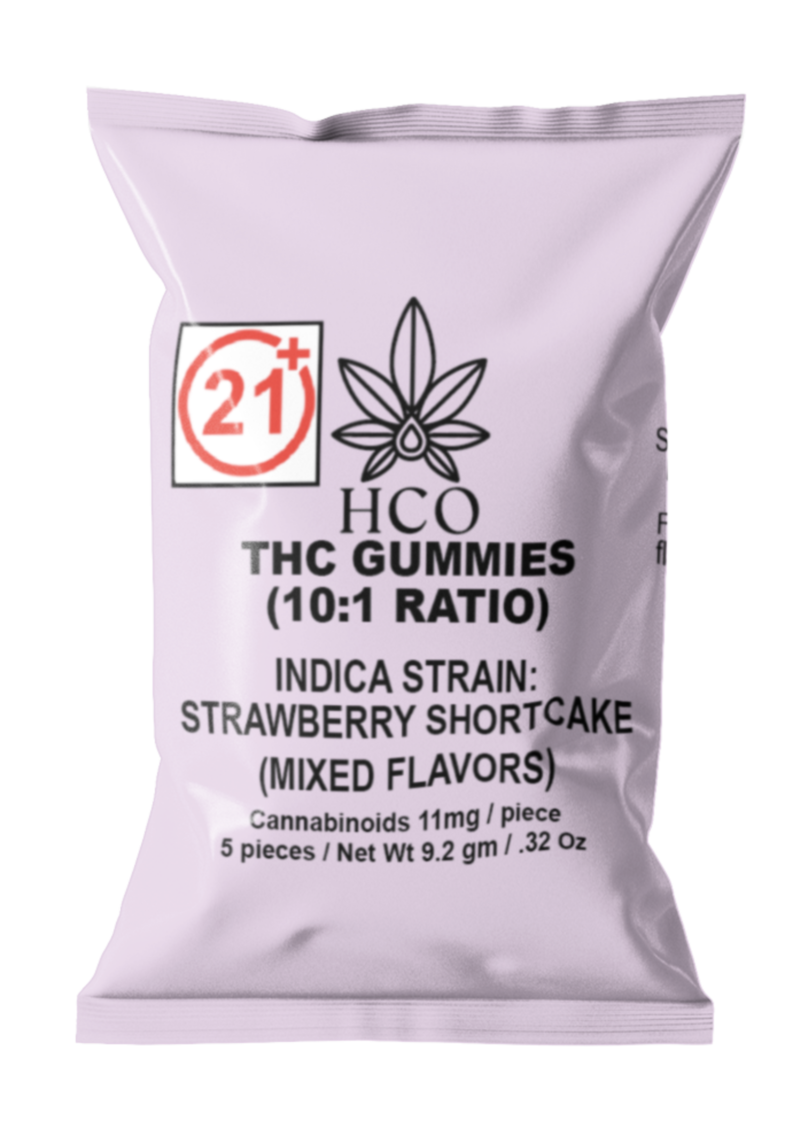 Moderate THC Hemp (MTH) THC Gummy (10:1 Ratio Cannabinoid Blend)