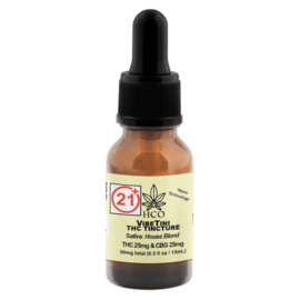 Moderate THC Hemp (MTH) VibeTini: THC Water Soluble Nano Tincture