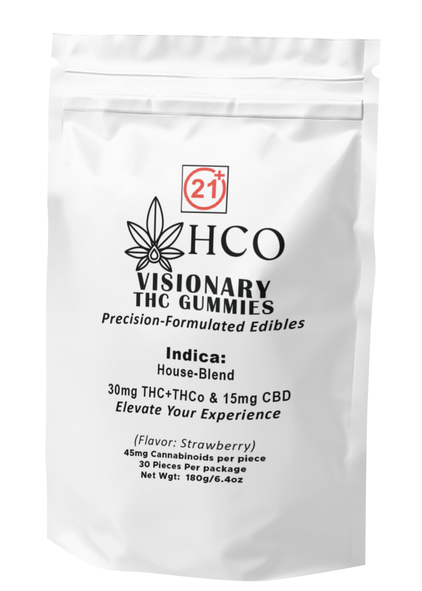 THC Gummies: 'VISIONARY' Indica - 30mg