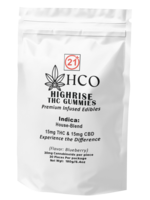 THC Gummies: 'HIGHRISE' Indica - 15mg
