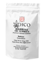 THC Gummies: 'HIGHRISE' Sativa - 15mg