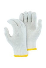 Majestic Glove Heavyweight Cotton/Poly String Knit Glove, White
