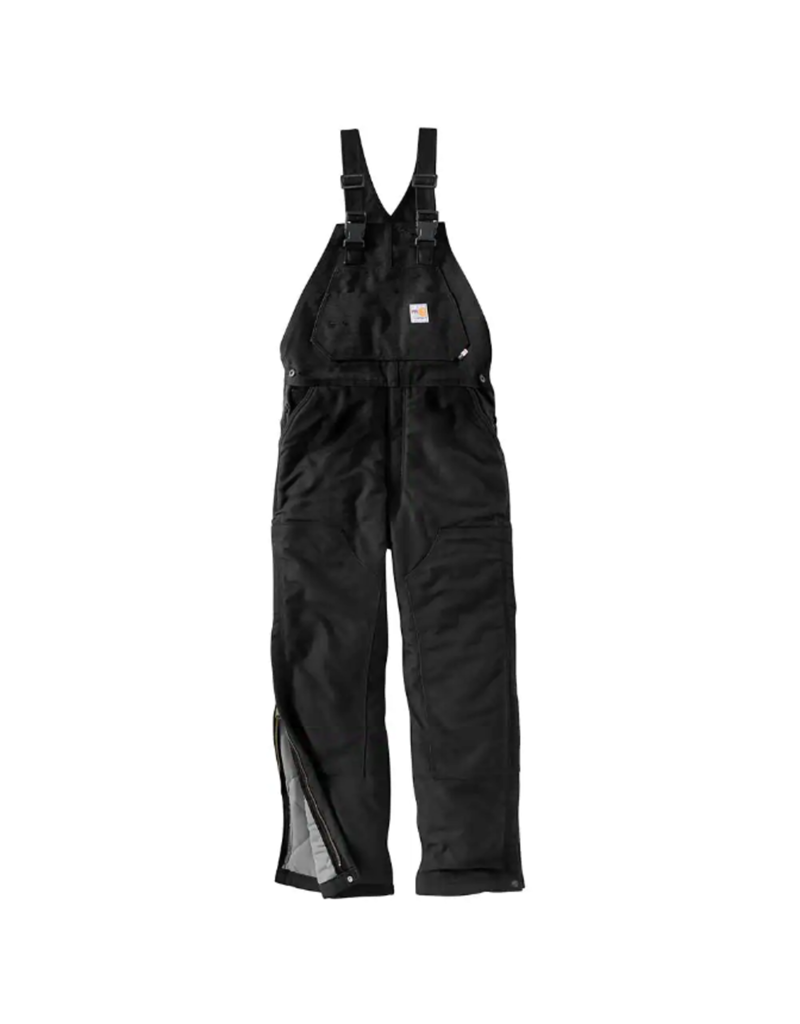 Flame-Resistant Duck Bib Overall/Quilt-Lined