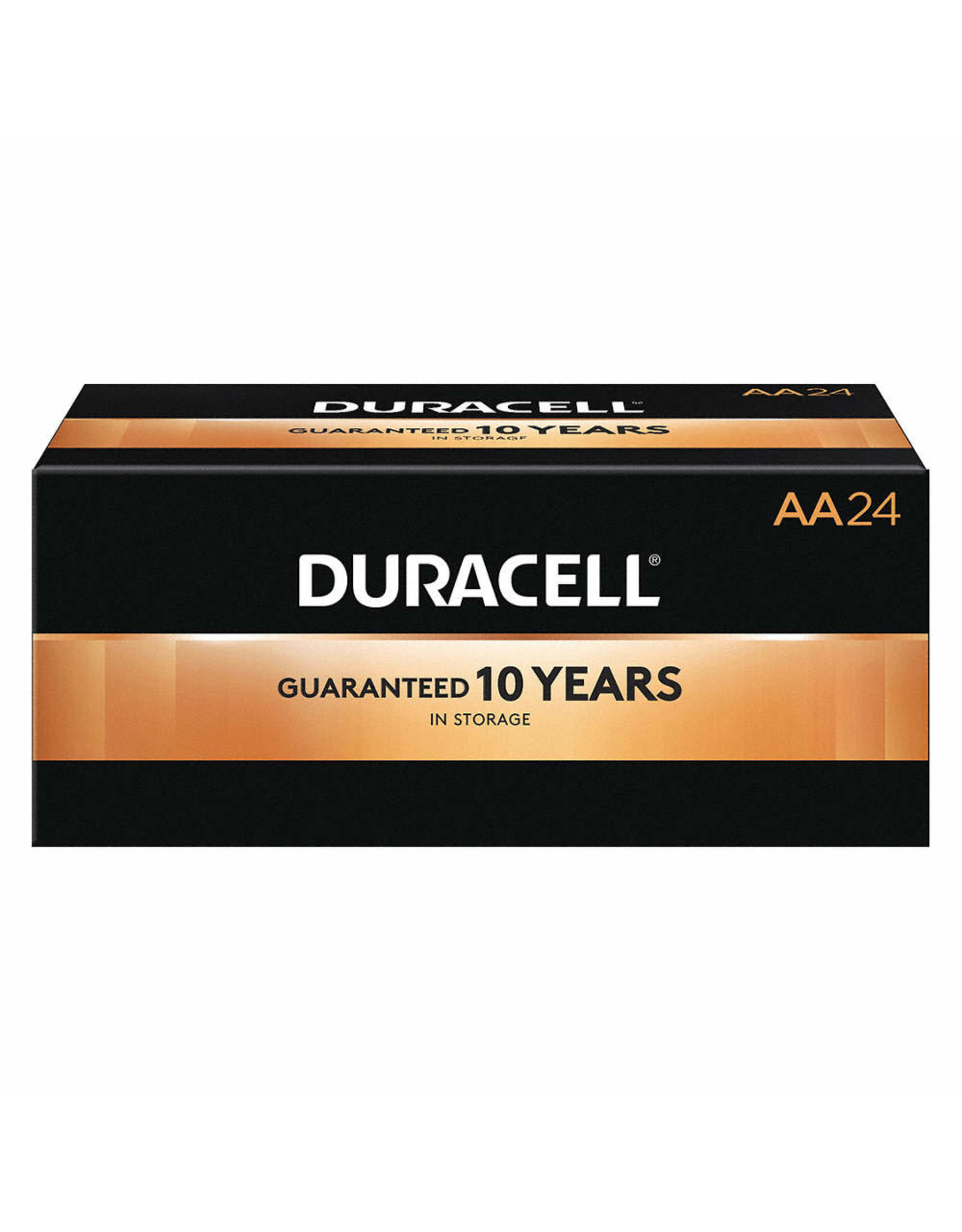 Duracell CopperTop AA AA Battery, Alkaline, Premium, 1.5V DC, PK 24