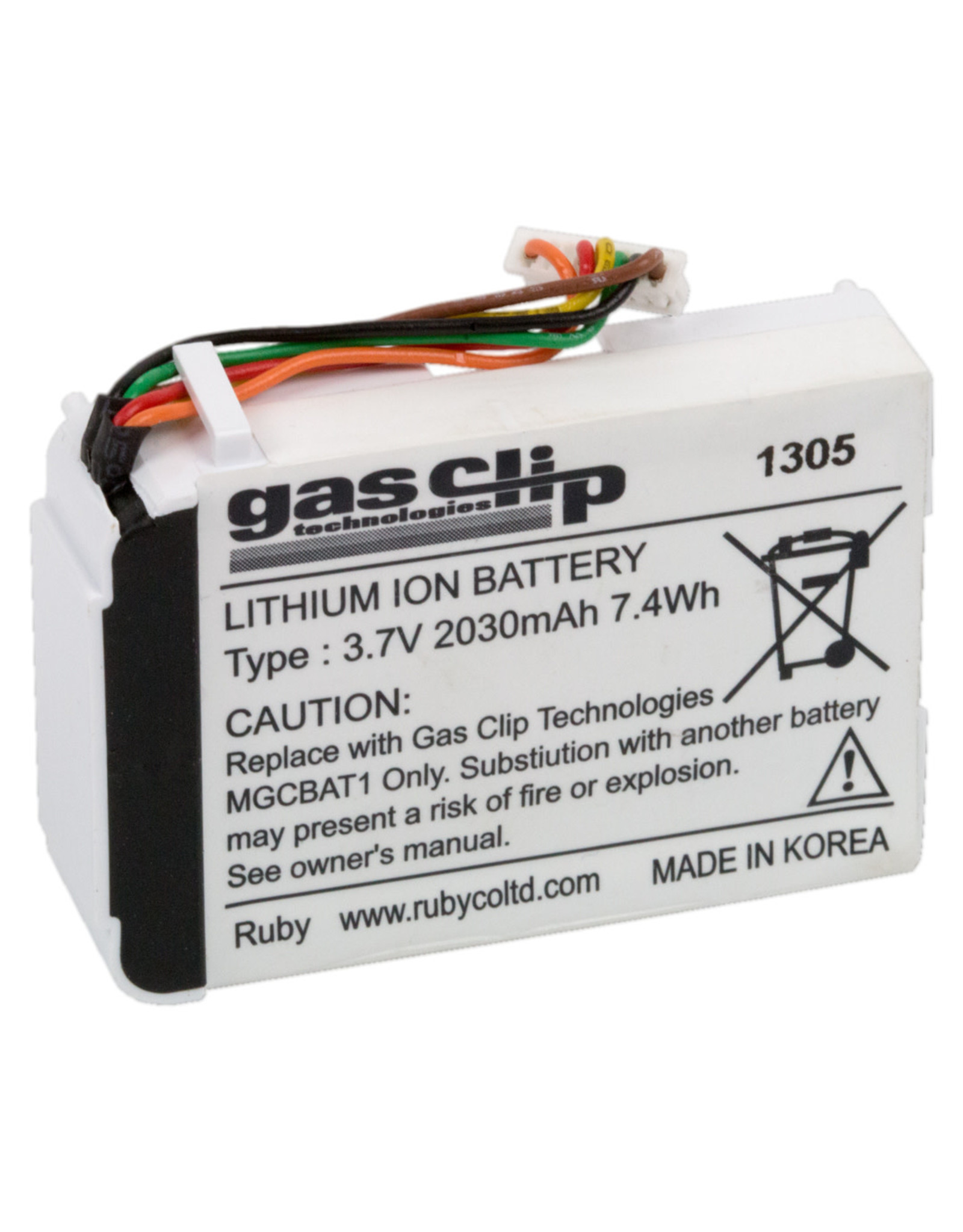 Gas Clip Technologies Gas Clip MGC Replacement Lithium Ion Battery