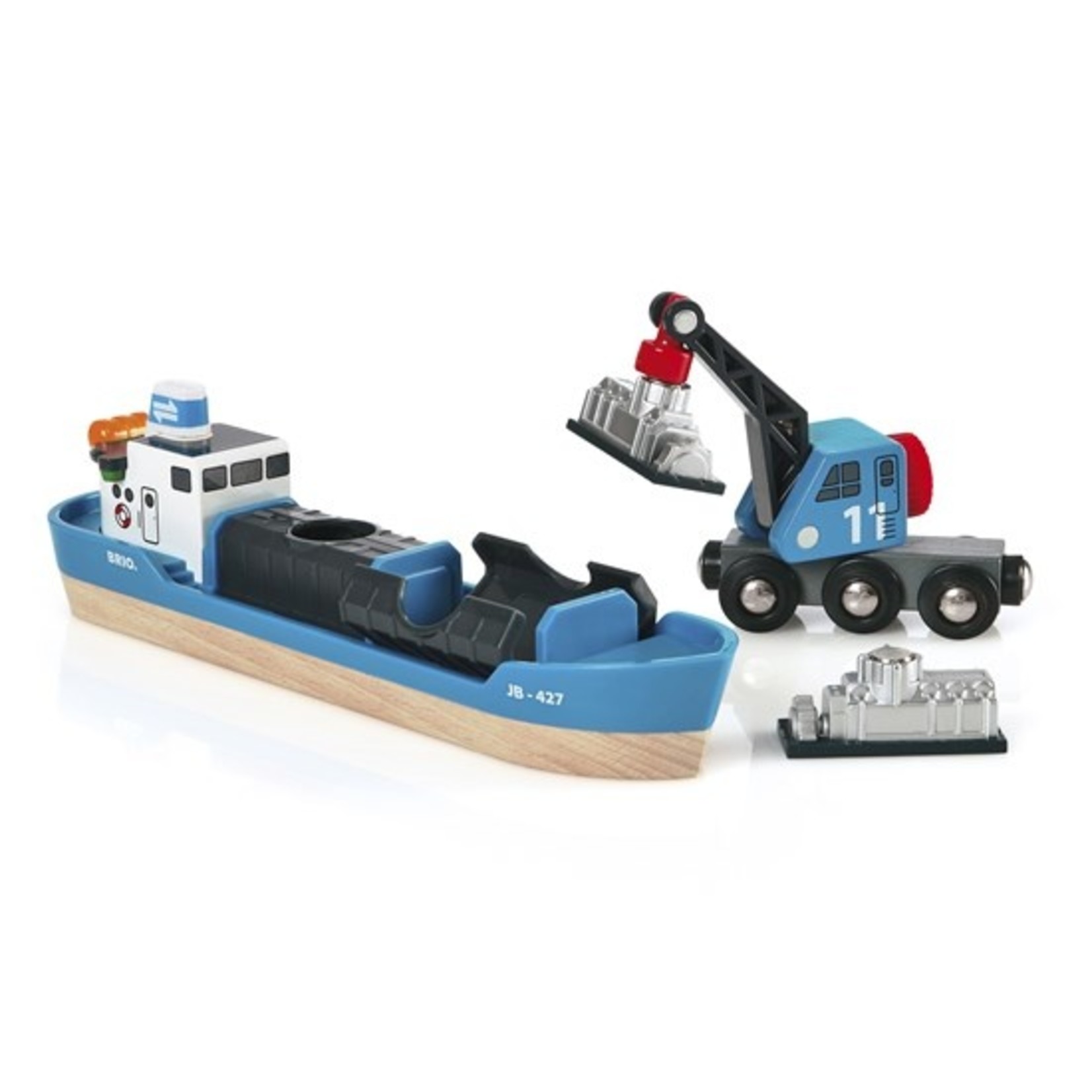 RAVENSBURGER Freight Ship & Crane