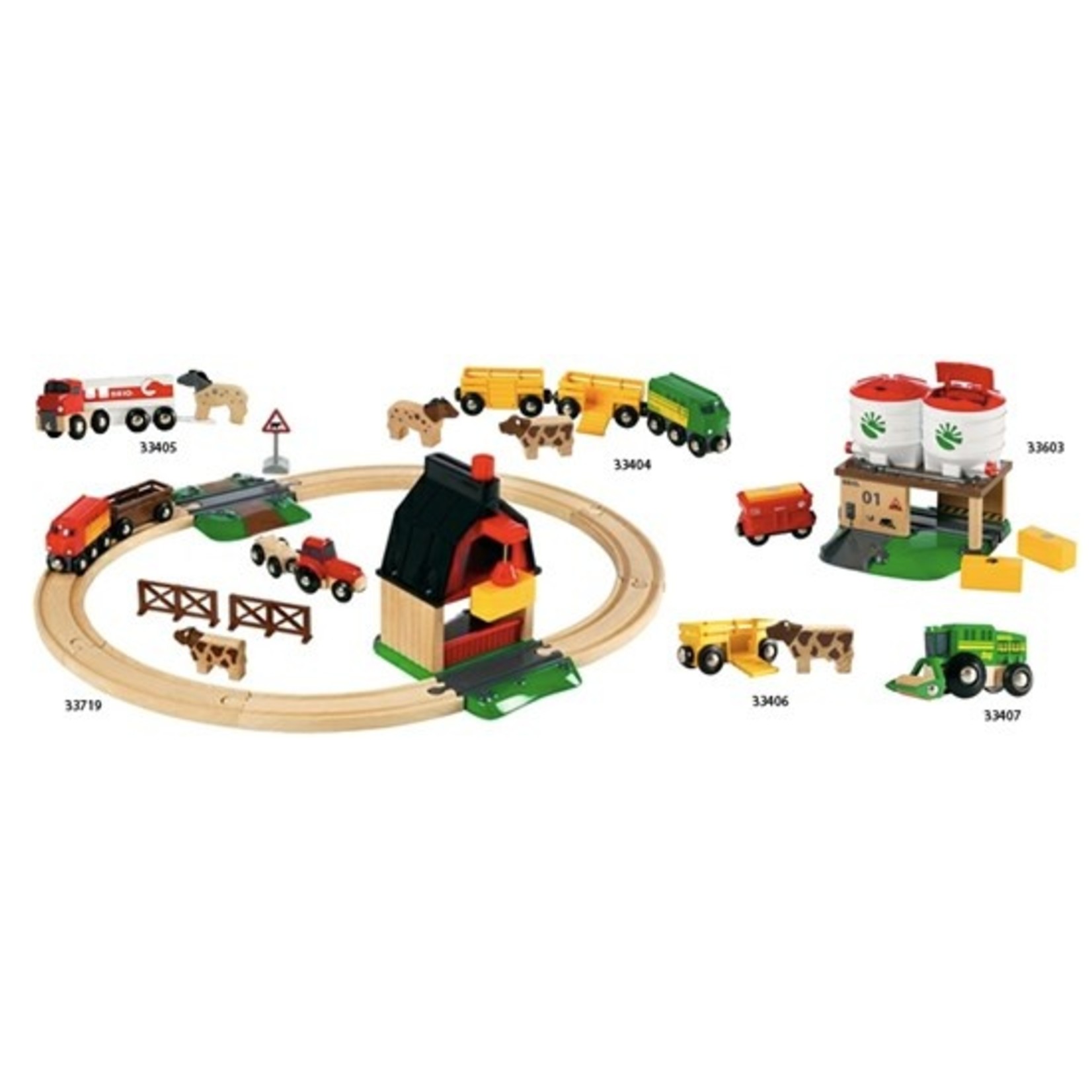 BRIO 33719 FARM RAILWAY SET