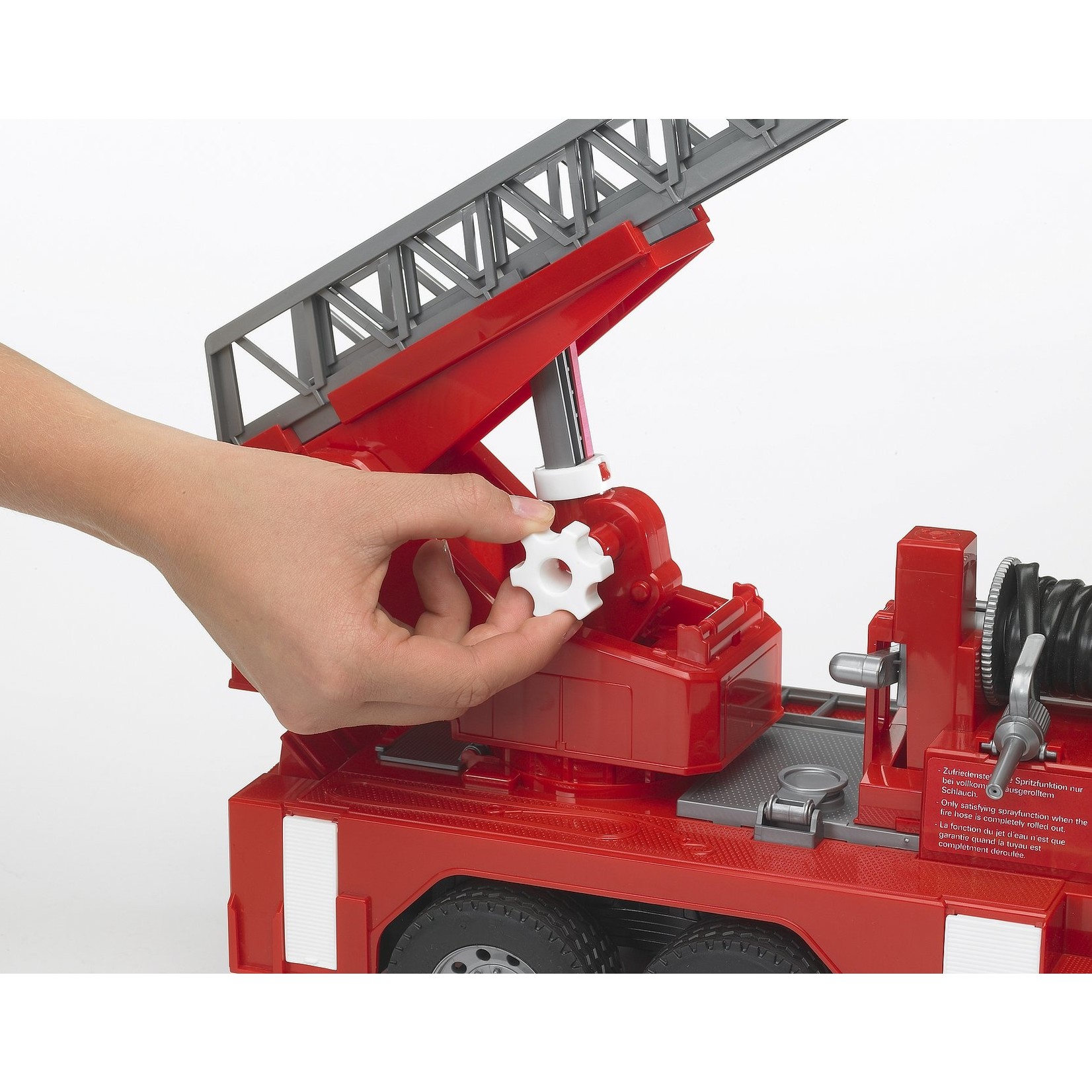 BRUDER Man Fire Engine With Water Pump With Light/Sound M