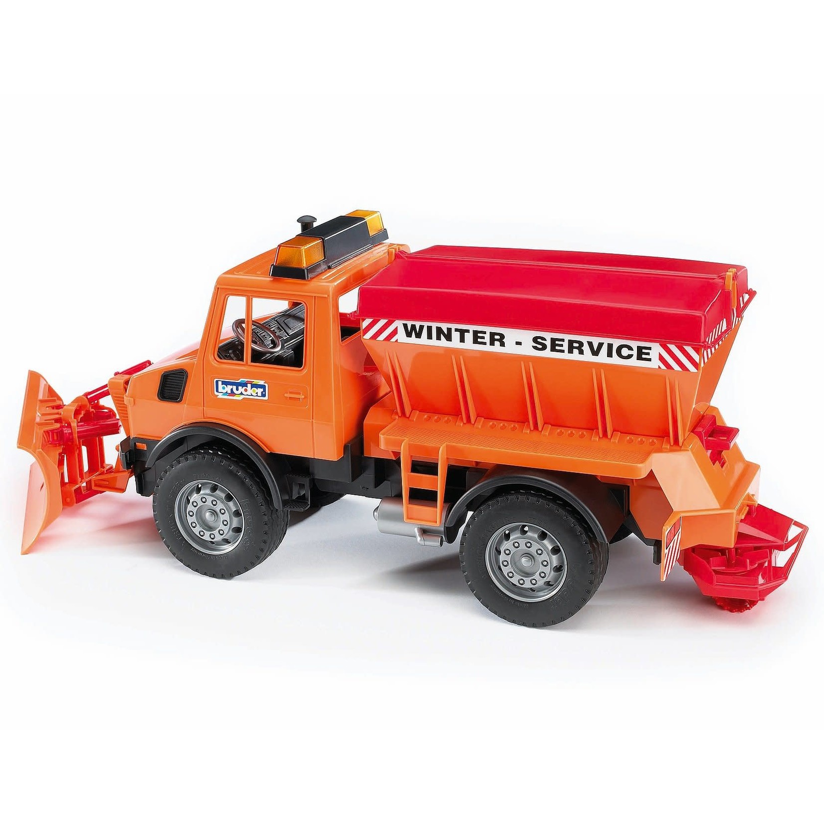 BRUDER 02572 Mercedes-Benz Unimog Winter Service with Snow Plow