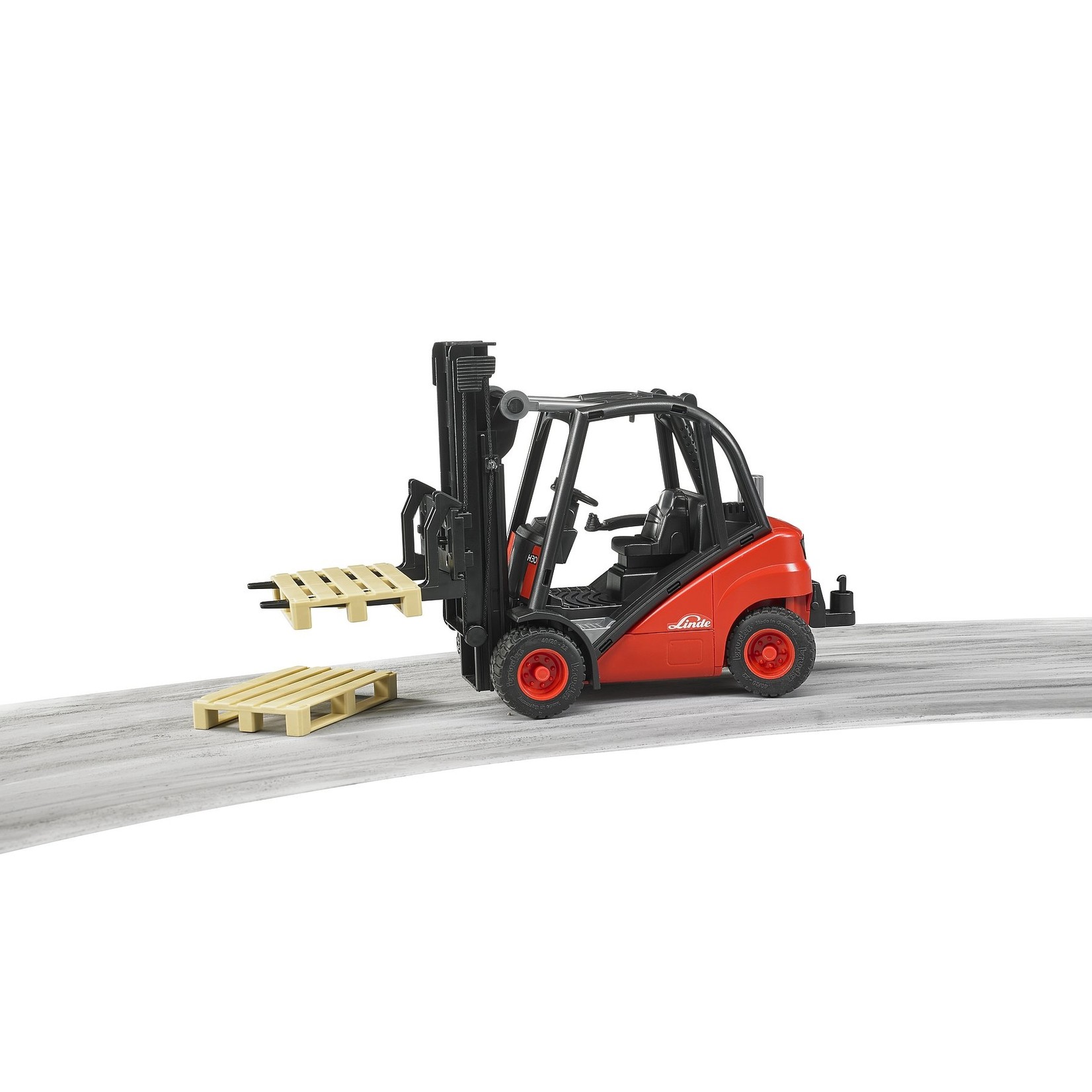 BRUDER 02511 Linde Forklift H30D with Pallets