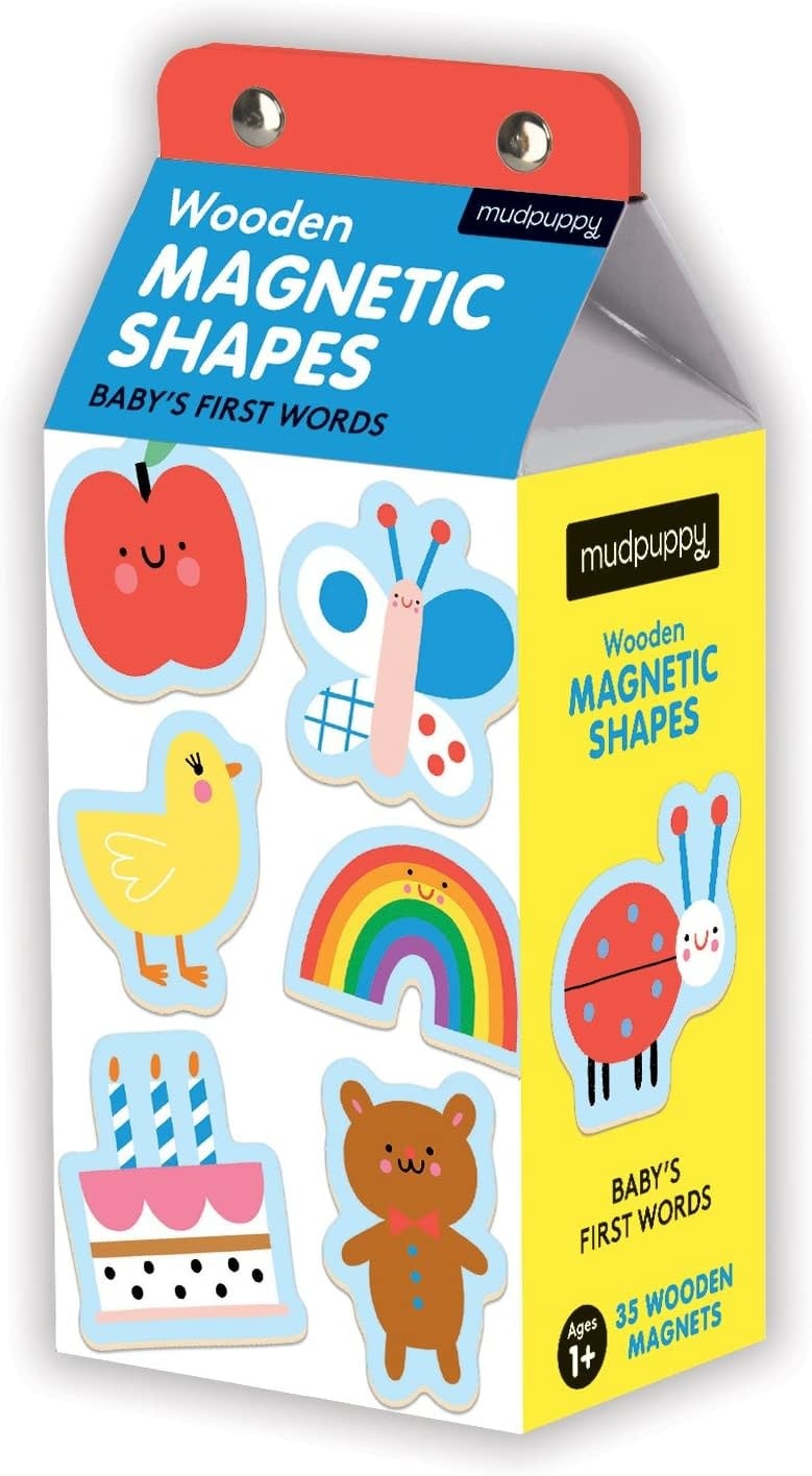Magnet Wood Shapes Baby's First Words