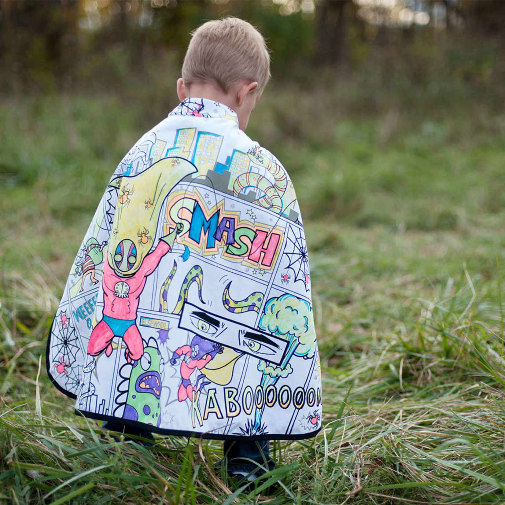 GREAT PRETENDERS Colour-A-Cape Spider Super Hero