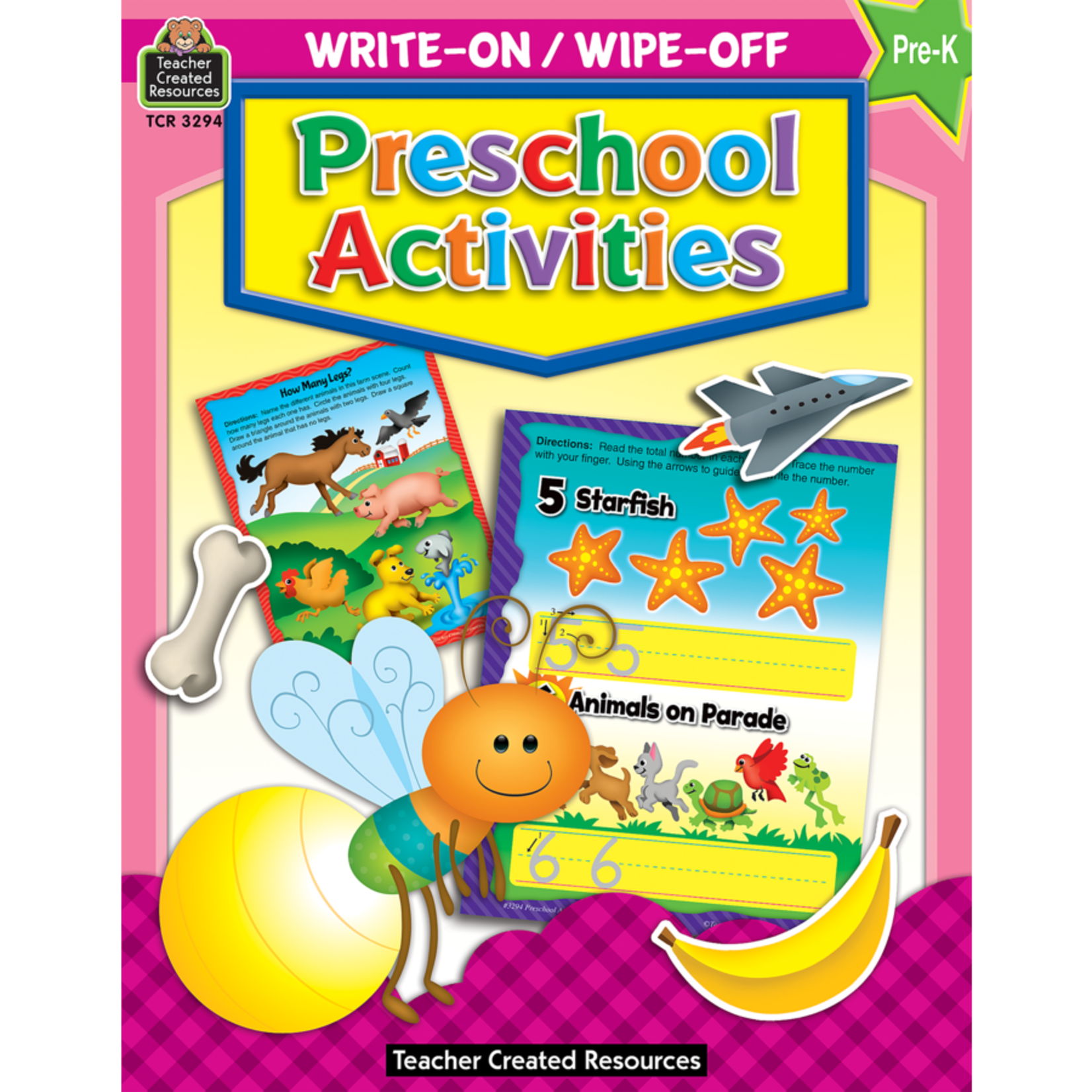 TEACHER CREATED RESOURCES WRITE-ON/WIPE-OFF PRESCHOOL ACTIVITIES