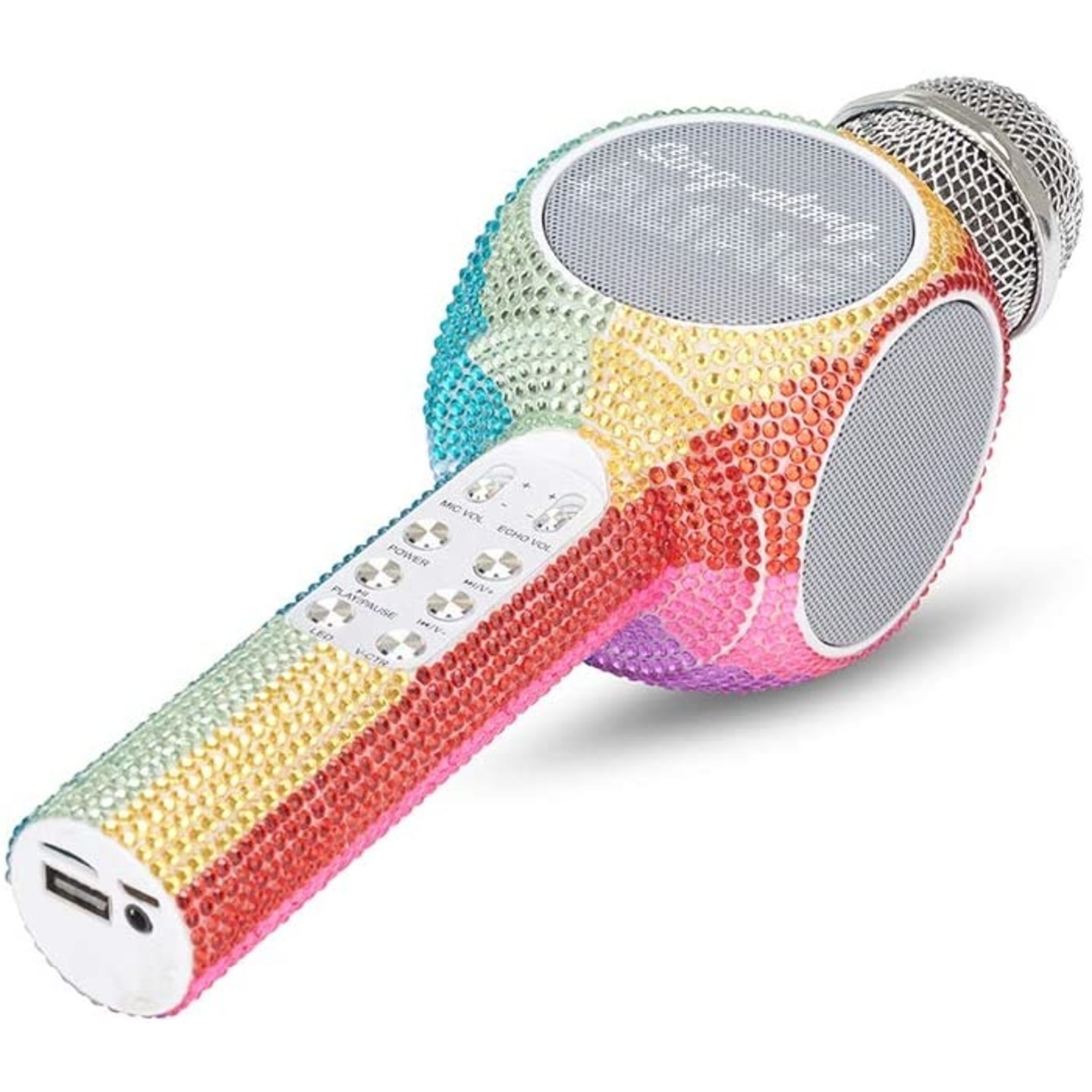WIRELESS EXPRESS BLING RAINBOW MICROPHONE