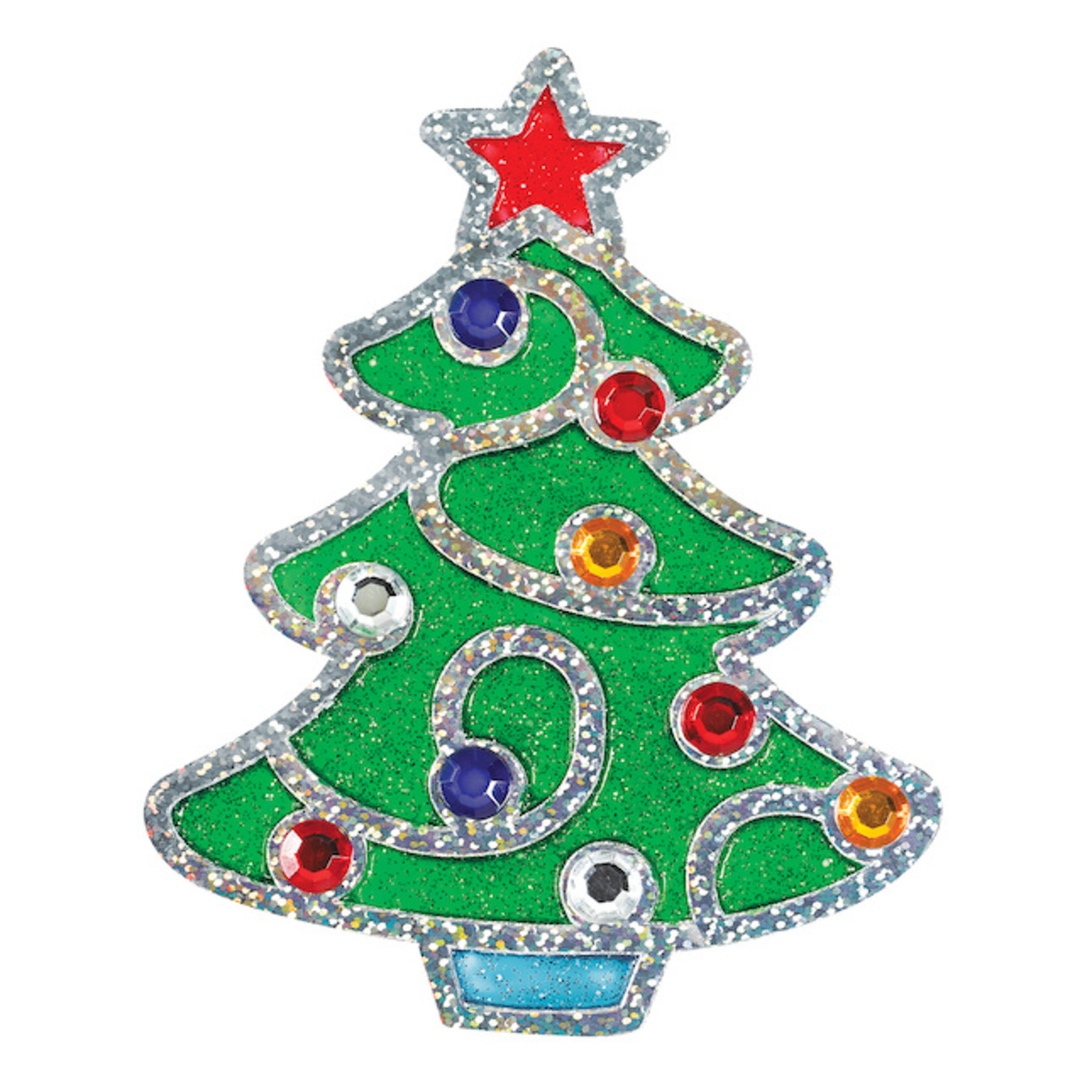 CREATIVITY FOR KIDS HOLIDAY SPARKLE WINDOW ART