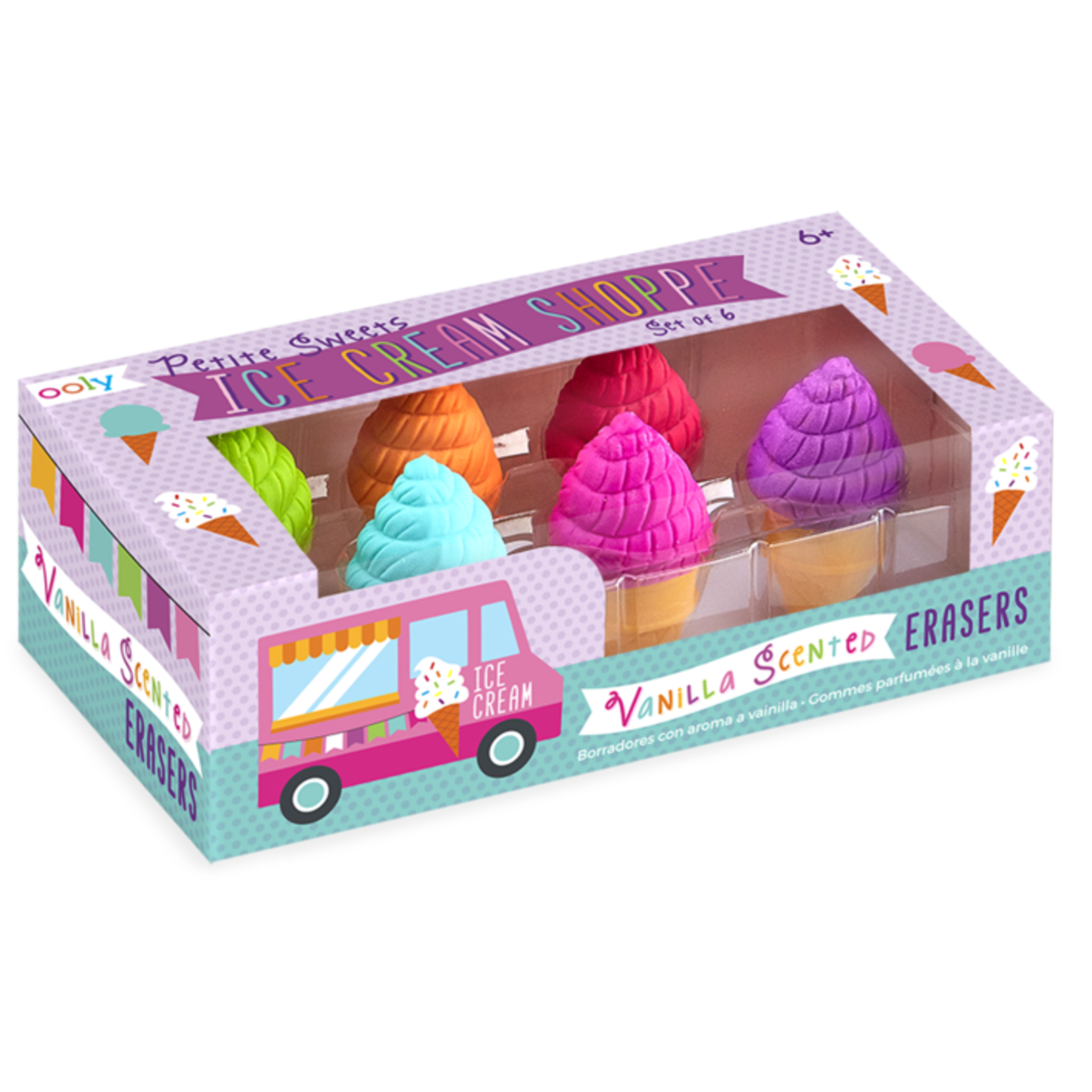 OOLY PETITE SWEET SCENTED ICE CREAM ERASERS