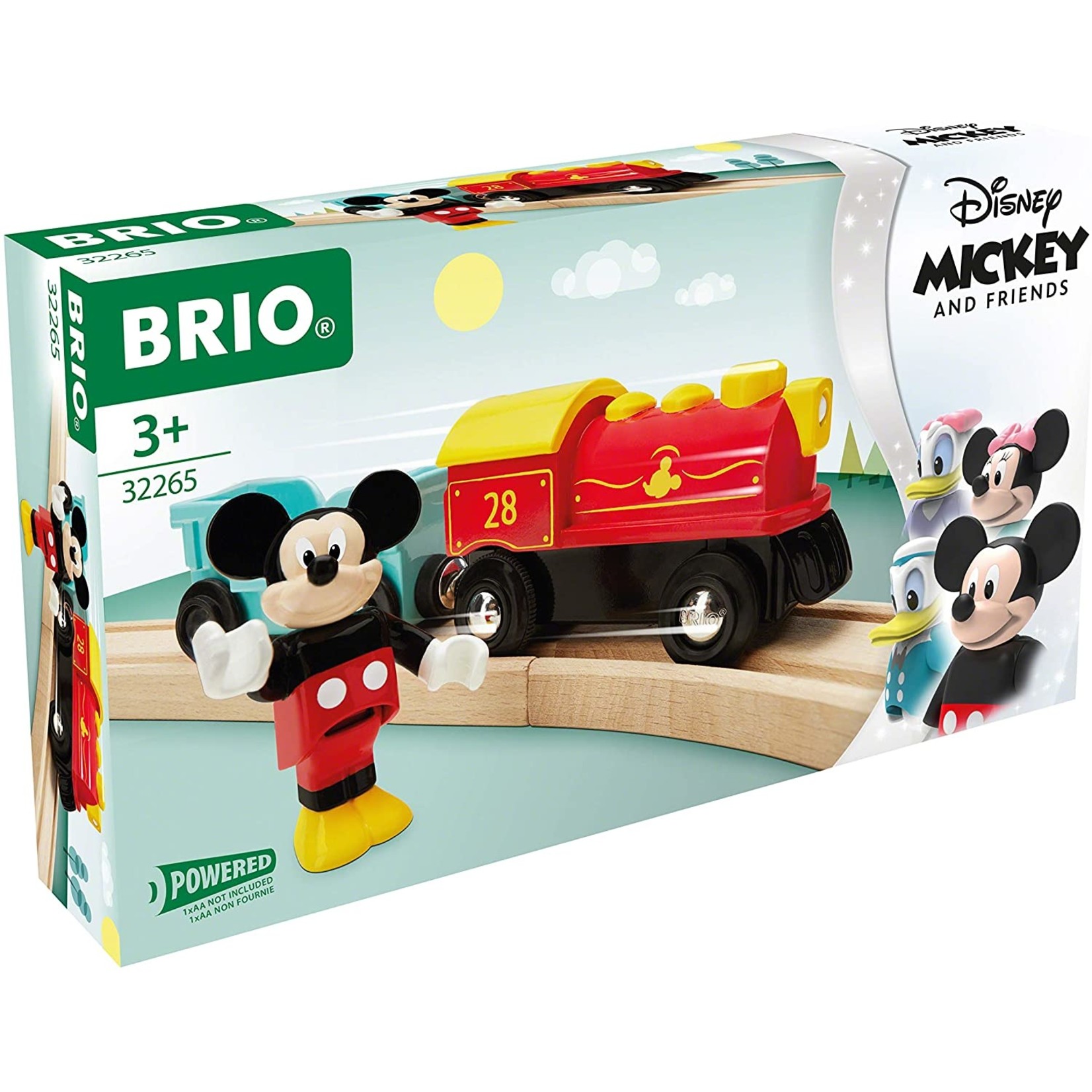 mickey mouse battery train