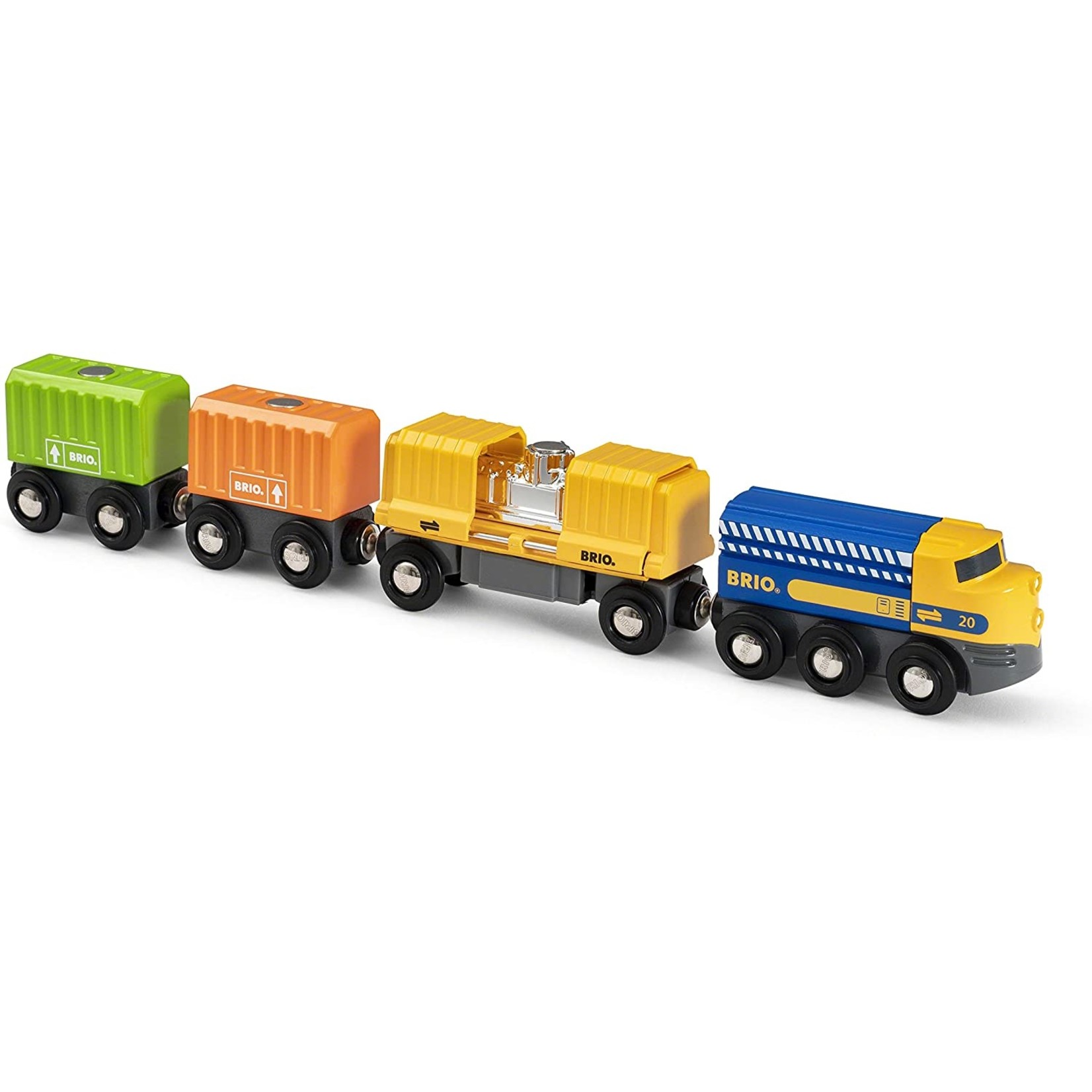 BRIO THREE WAGON CARGO TRAIN