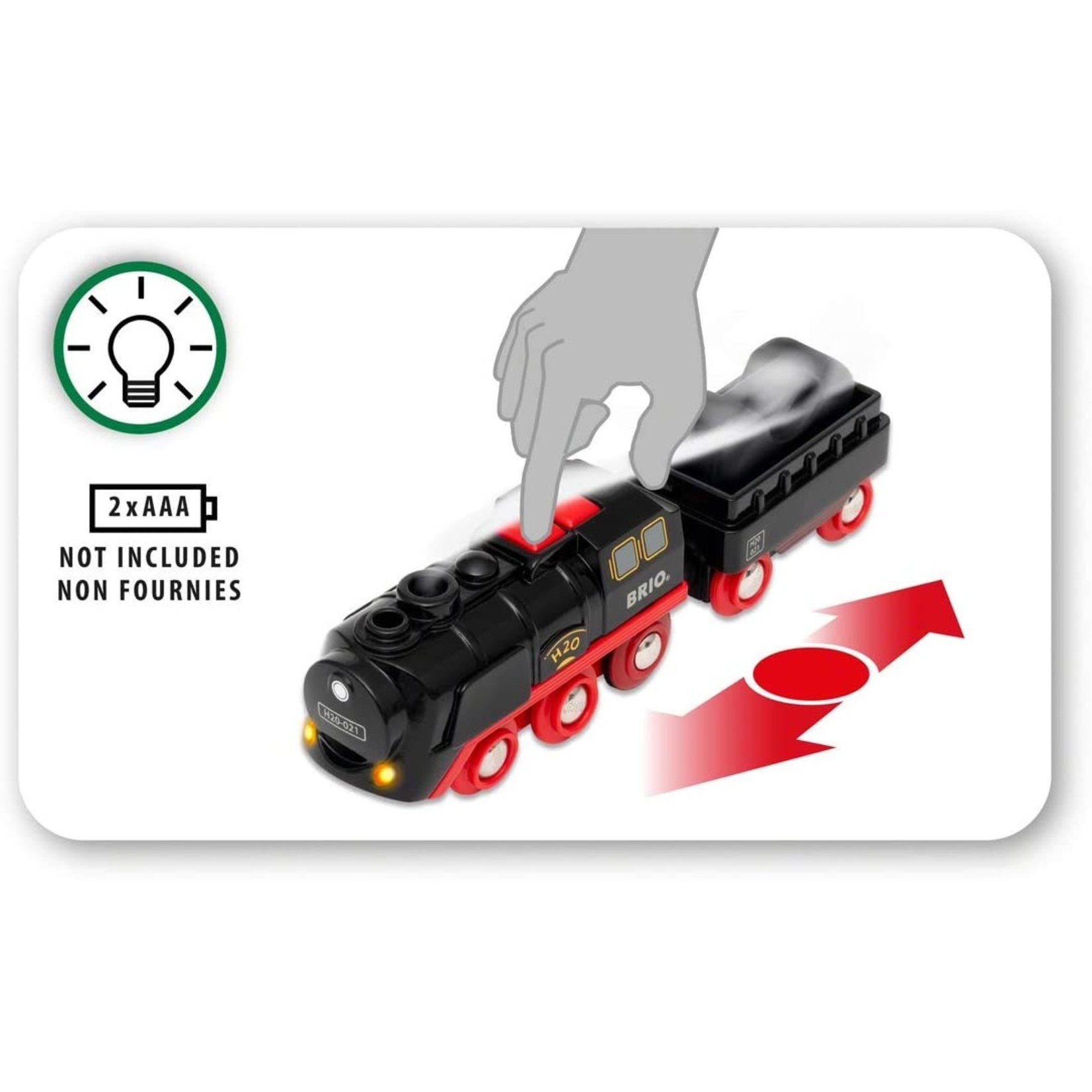 BRIO STEAMING TRAIN 33884