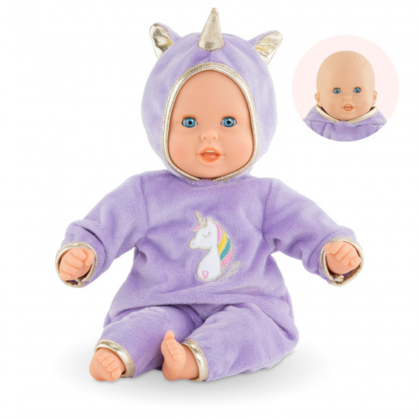 COROLLE BEBE CALIN UNICORN