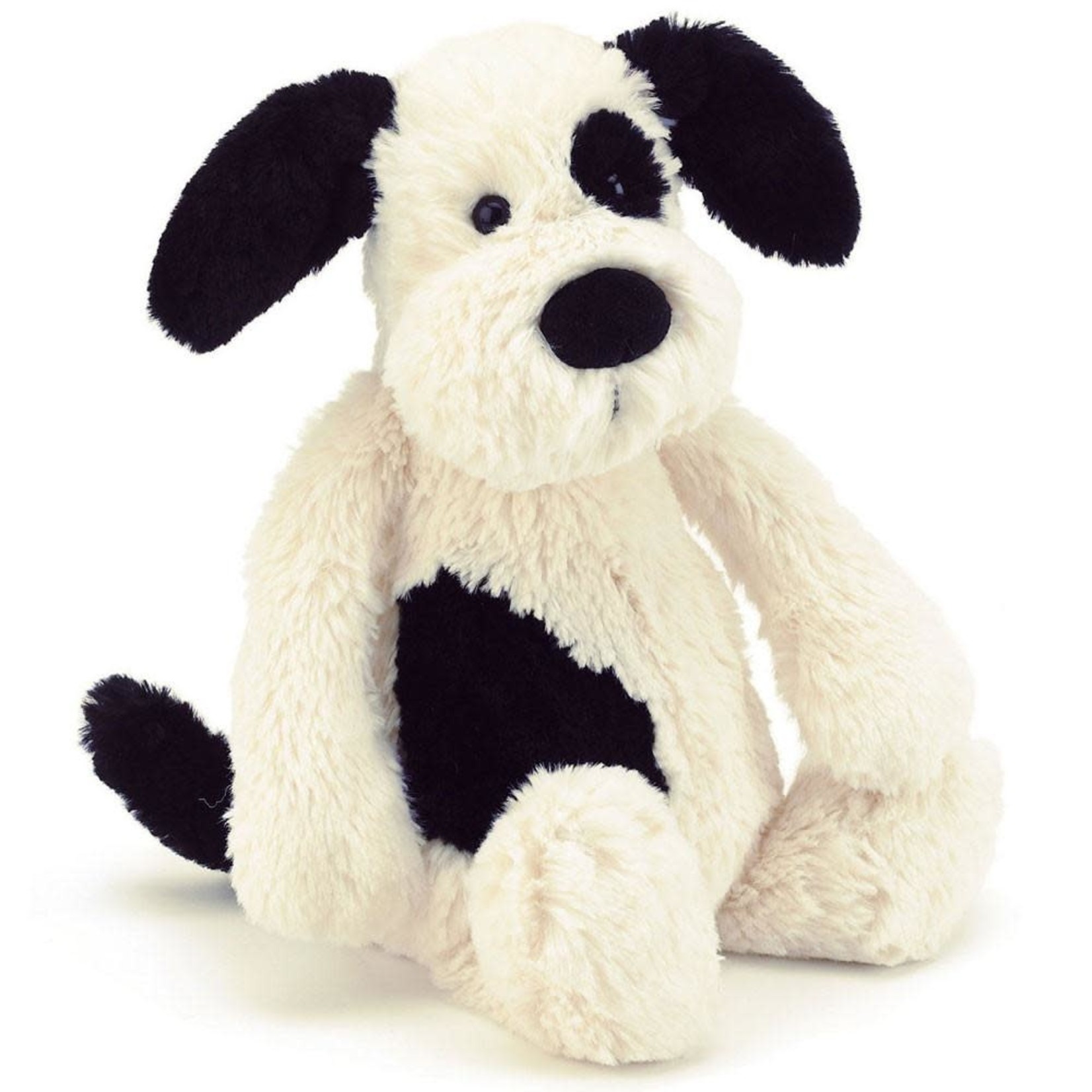 JELLYCAT Bashful Black & Cream Puppy Medium