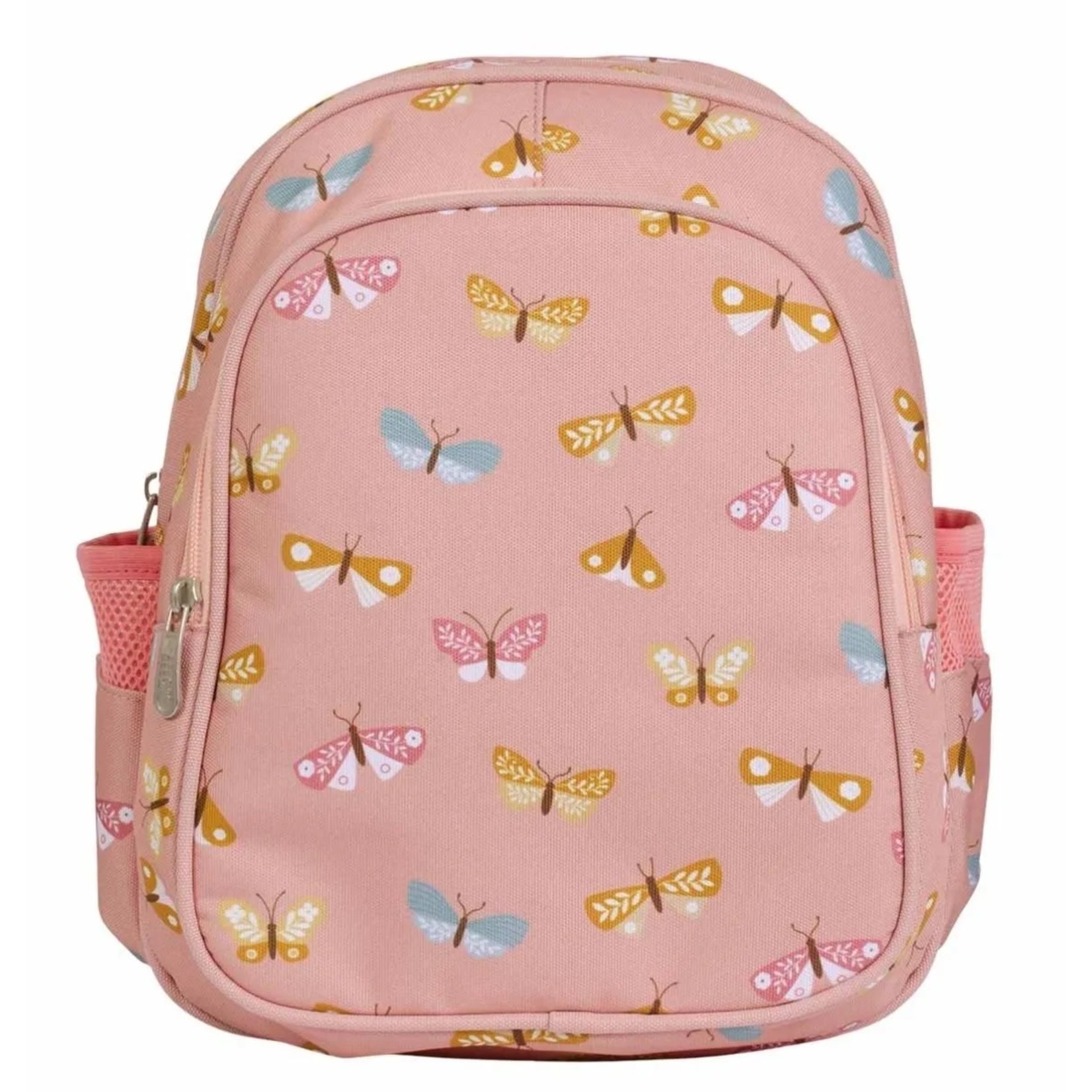 A LITTLE LOVELY COMPANY KIDS BACKPACK INSULATED FRONT COMPARTMENT: BUTTERFLIES