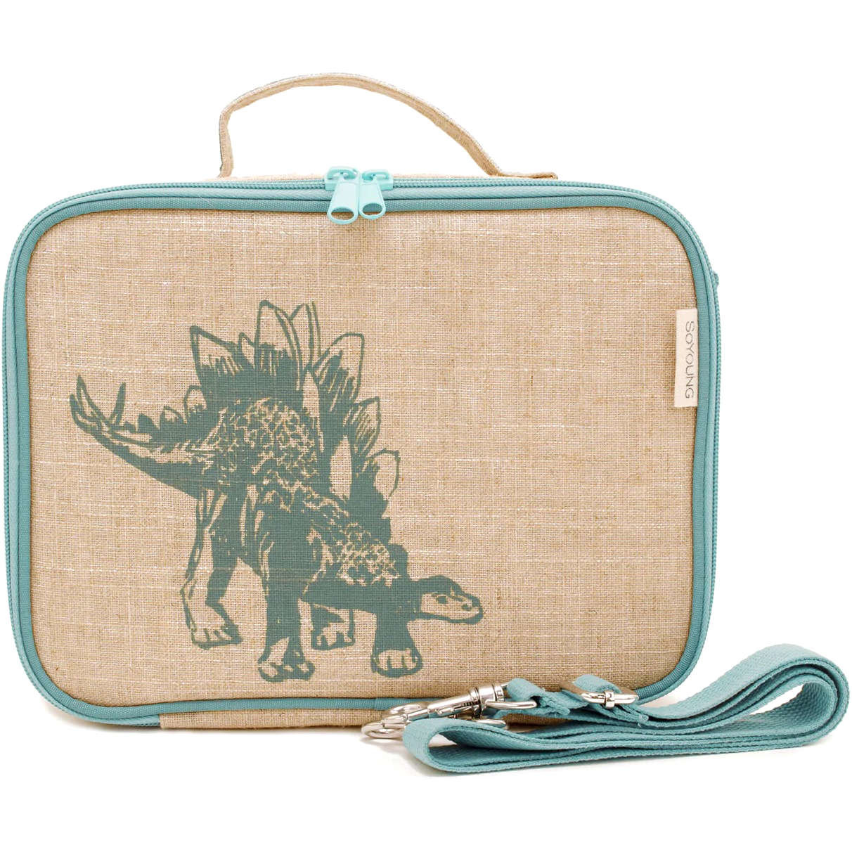 GREEN STEGOSAURUS LUNCH BOX - Land Of Oz Toys and Gifts