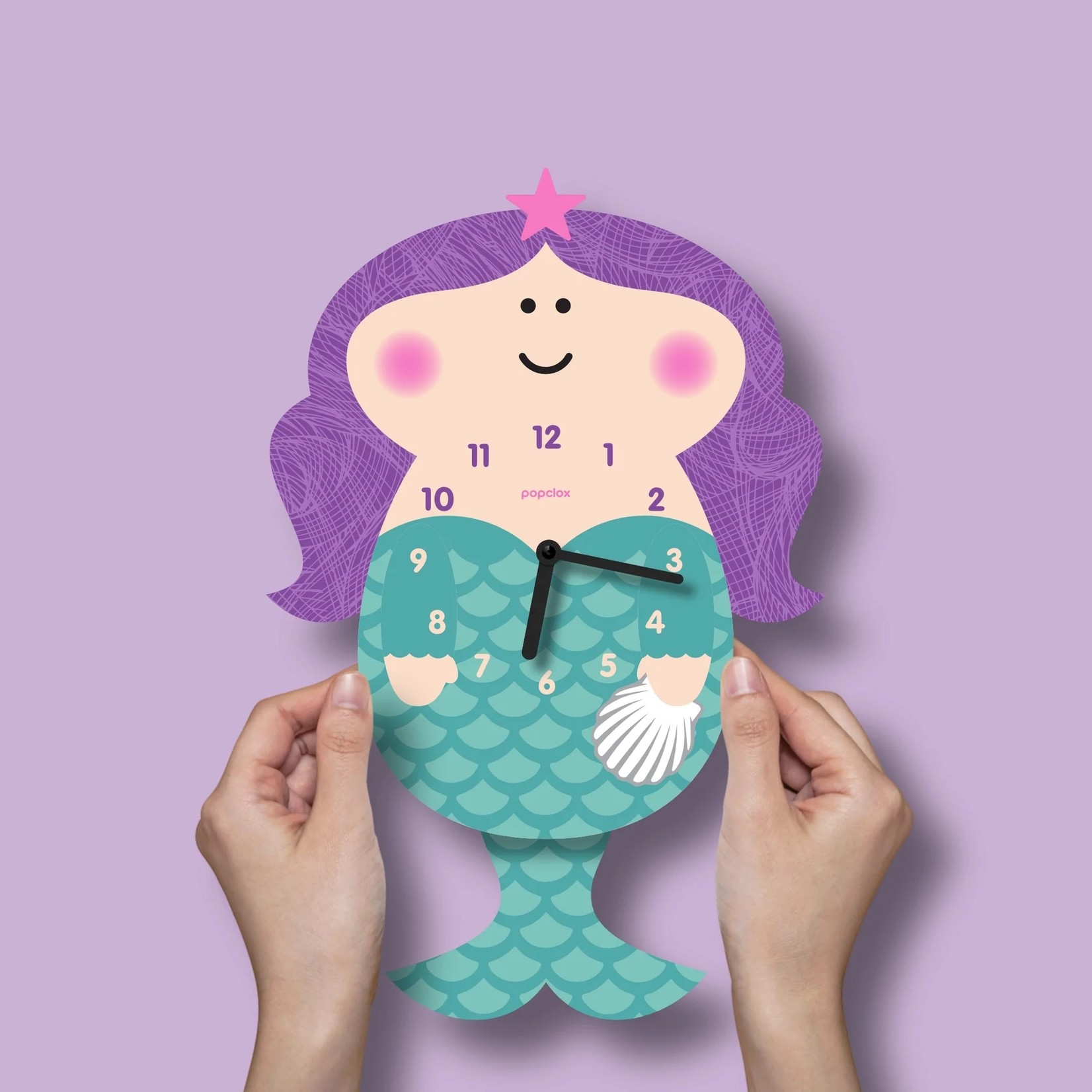 MODERN MOOSE CLOCK MERMAID