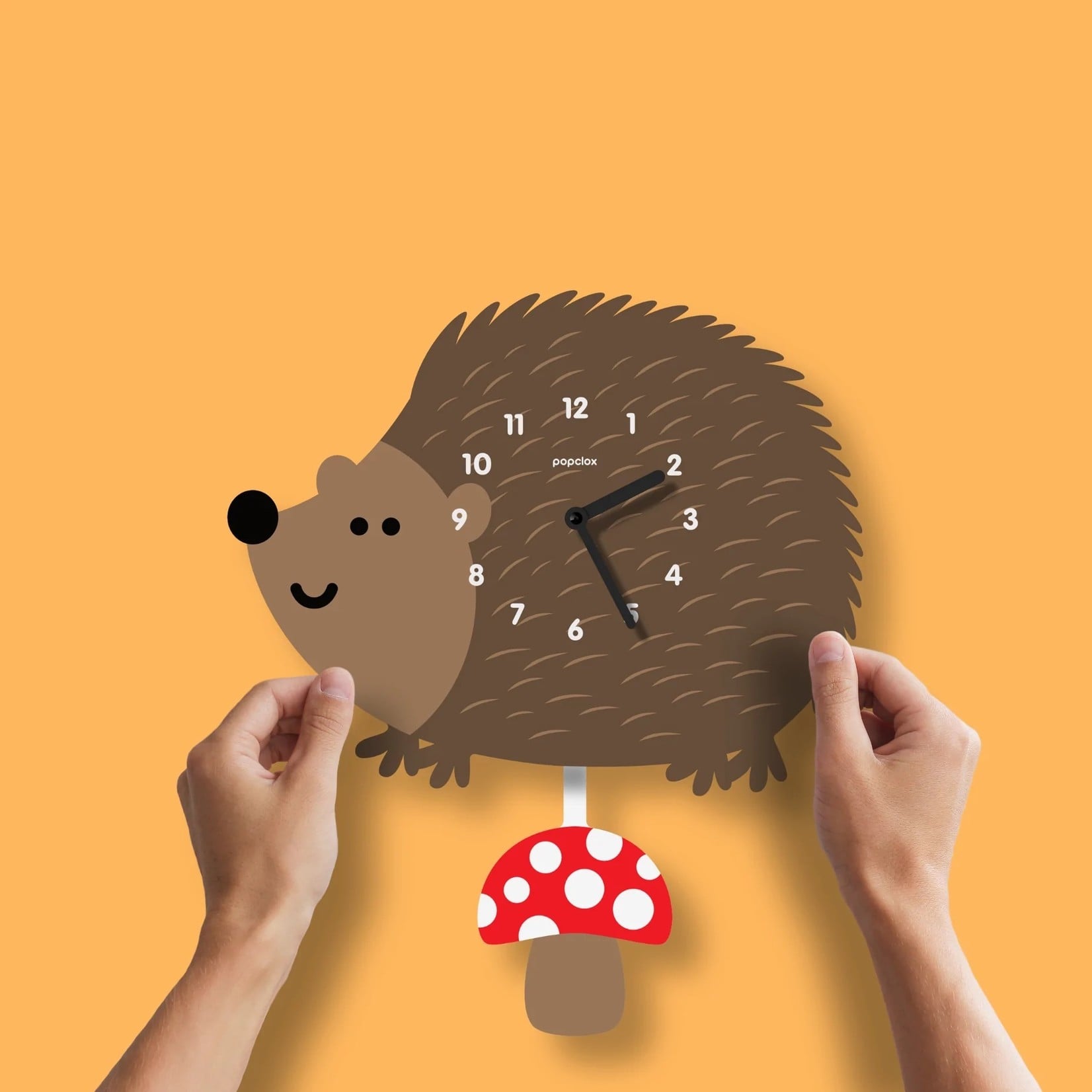 MODERN MOOSE CLOCK HEDGEHOG