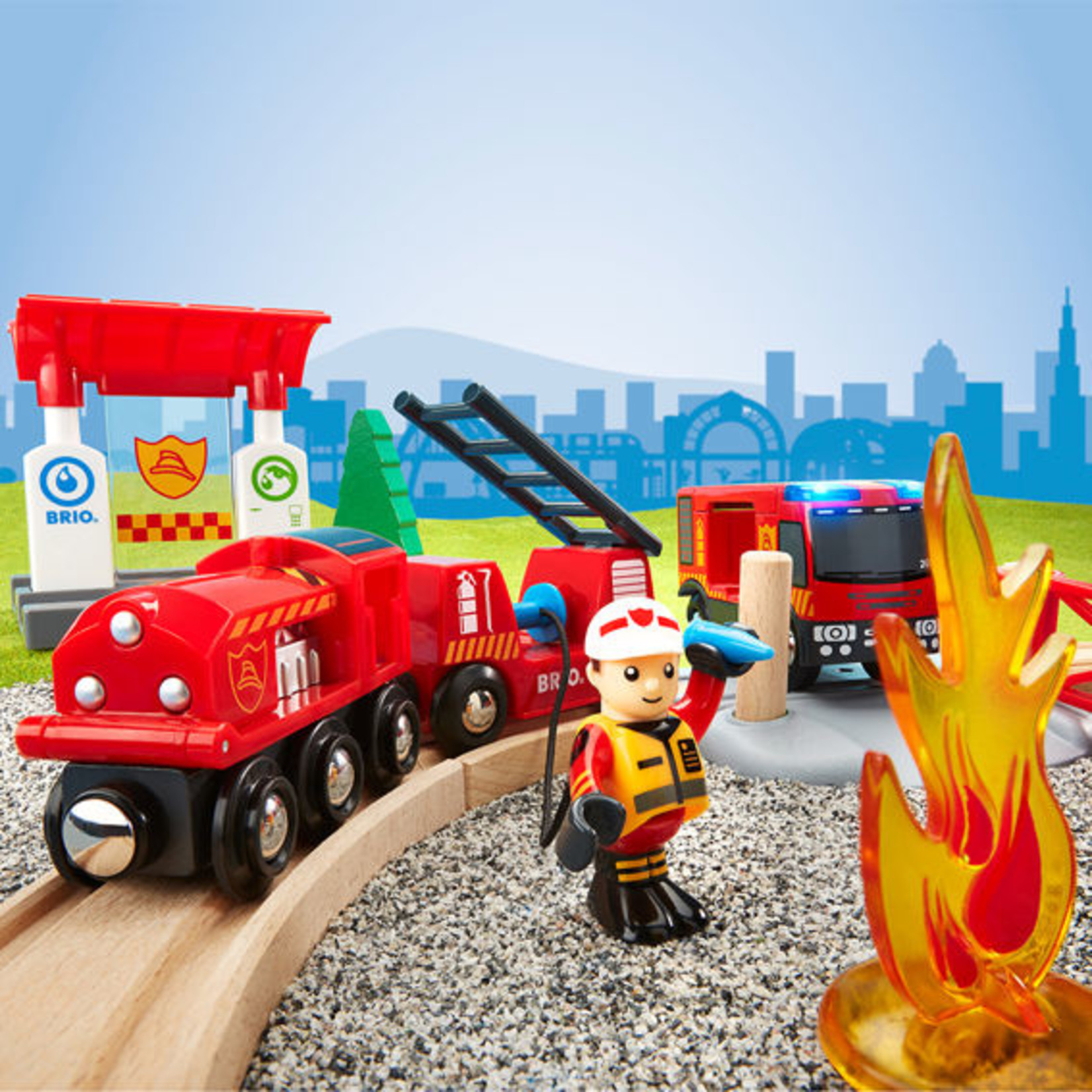 BRIO FIREFIGHTER SET